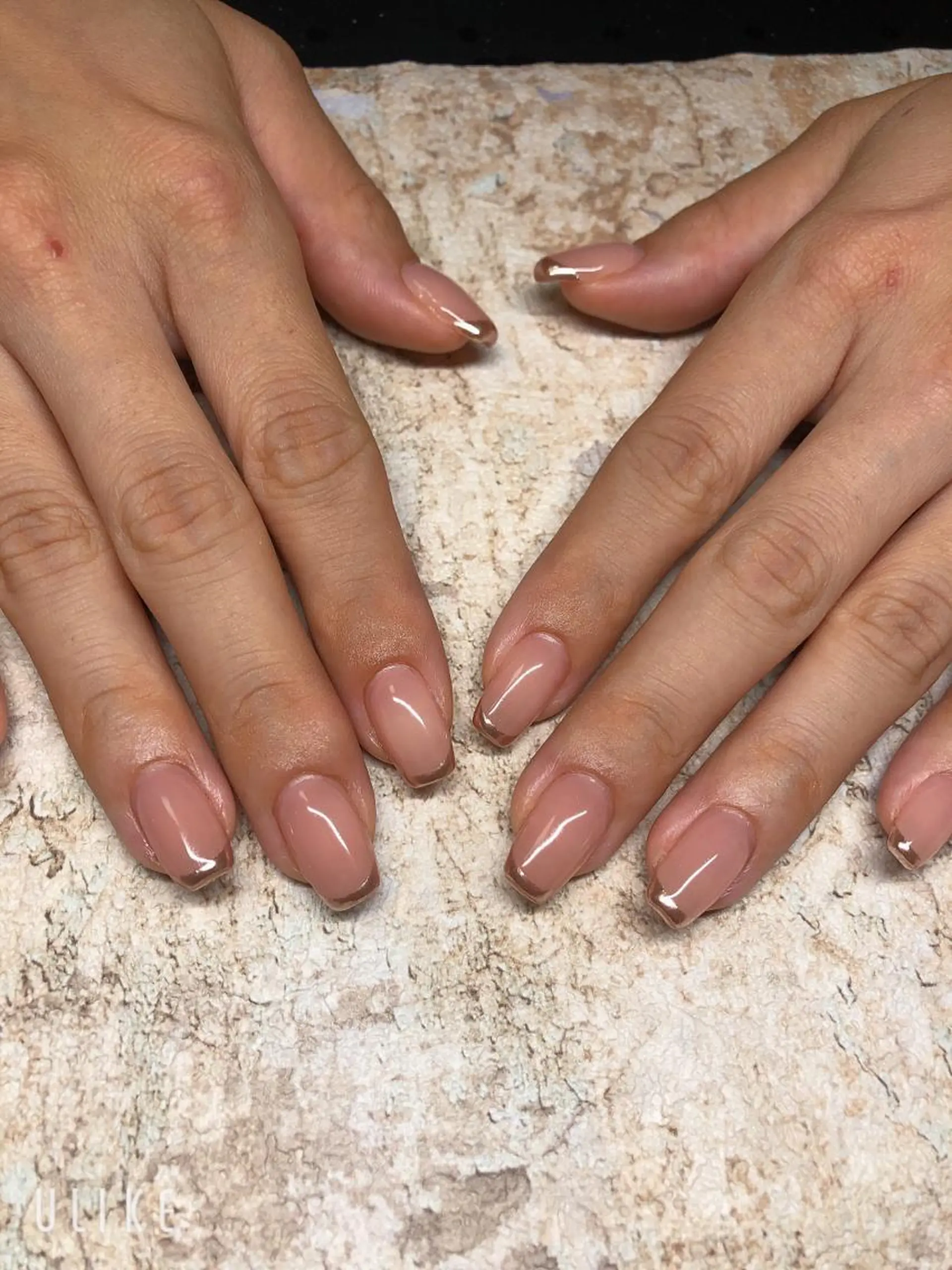 ネイル アートネイル フレンチネイル ジェルネイル グラデーション 韓国ネイル Nail room Bimano所属・Bimano seica♡+°のネイルデザイン