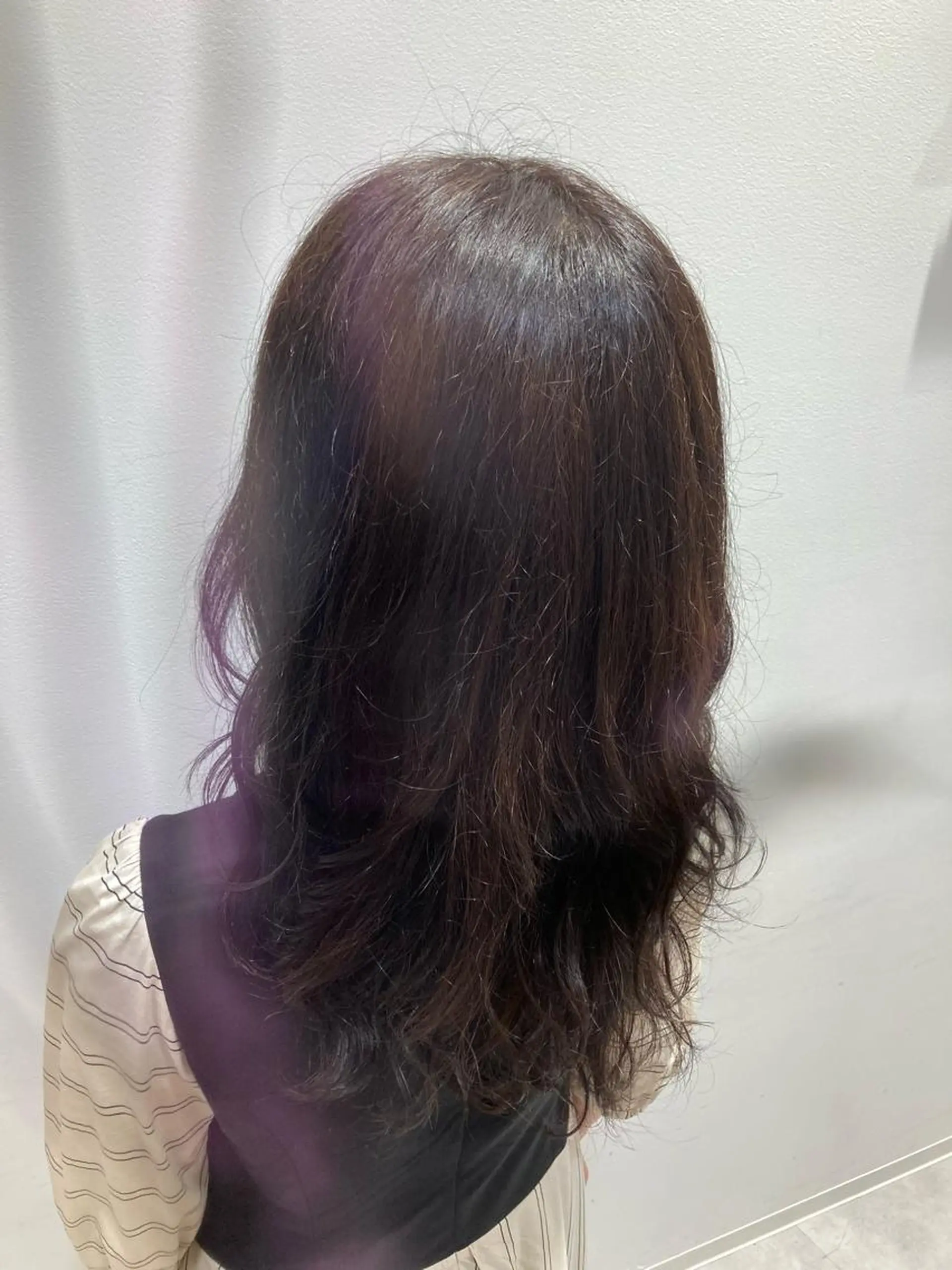 ロング カラー パーマ 小顔似合わせカット/ レイヤー/maiのヘアスタイル