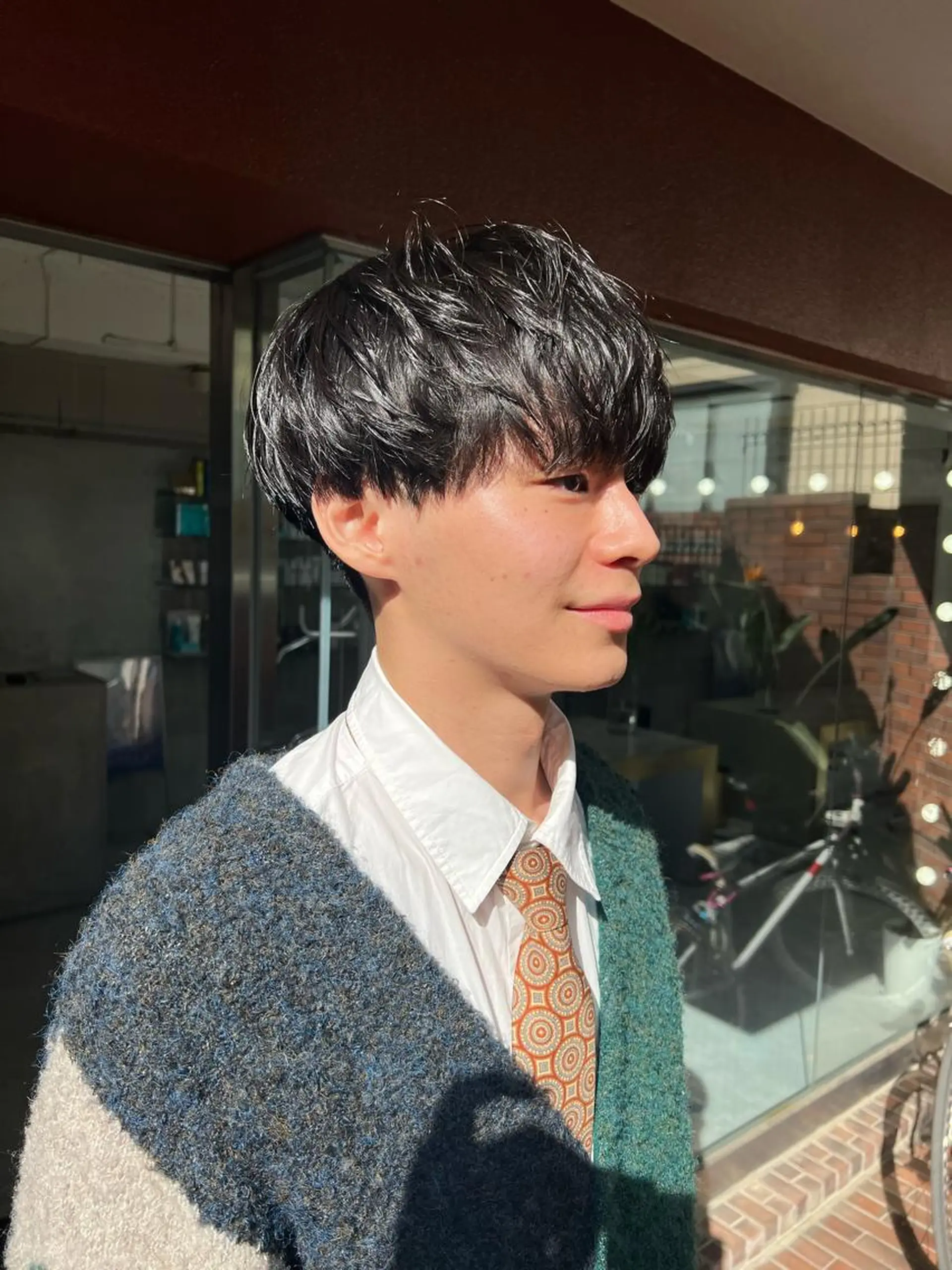 ミディアム メンズ je suis heureuse所属・ハイライトカラー 🌀ゆい❣️のヘアスタイル