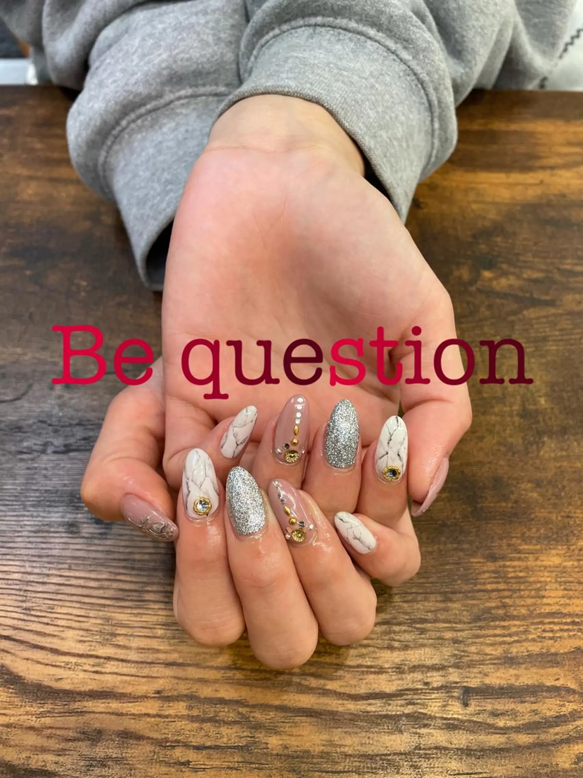 ネイル 大理石ネイル(マーブル) ハンドネイル ueki junのネイルデザイン