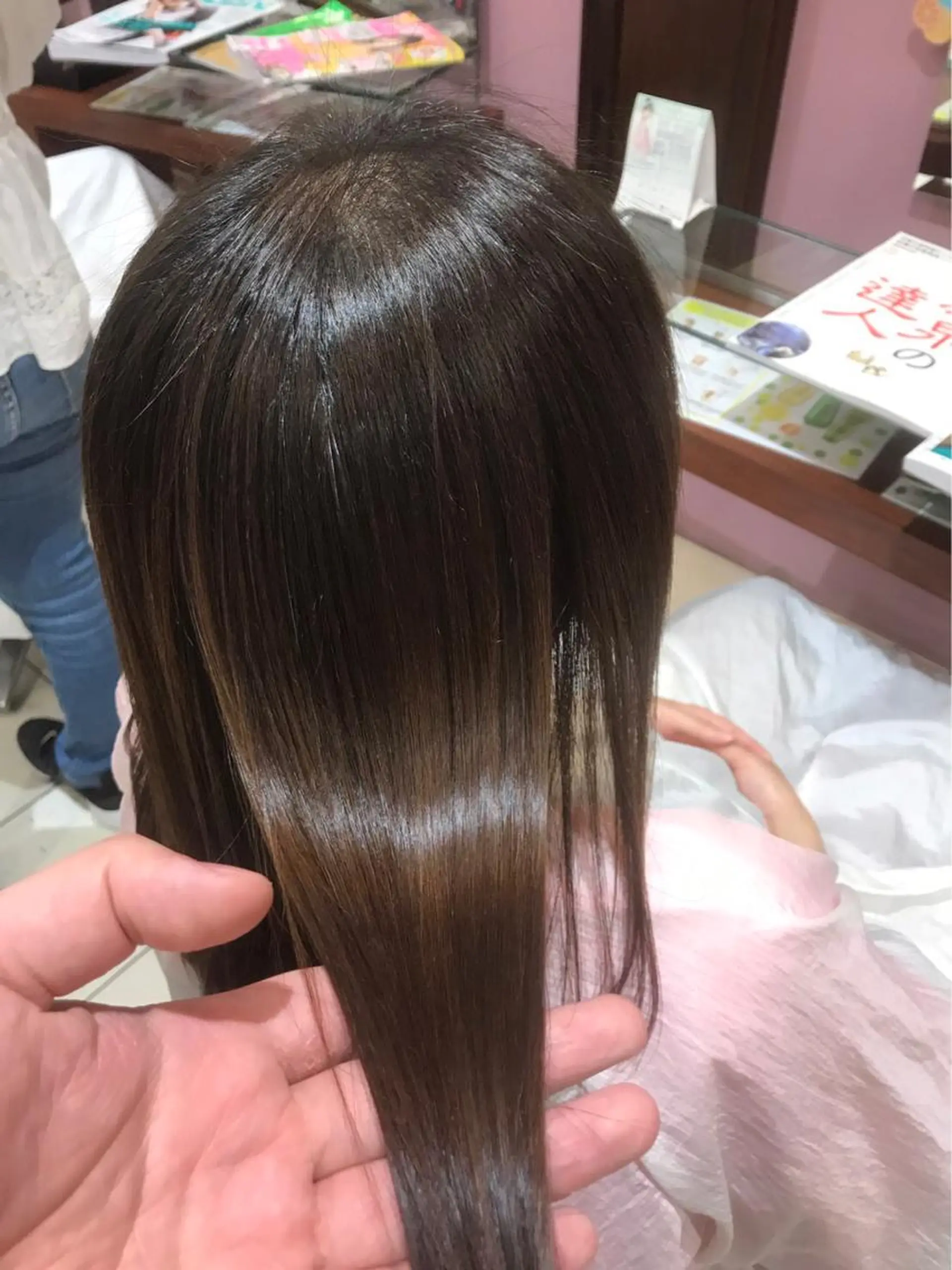 ロング カラー イルミナカラー 髪質改善 トリートメント 大阪長居🌱野見山 卓也のヘアスタイル