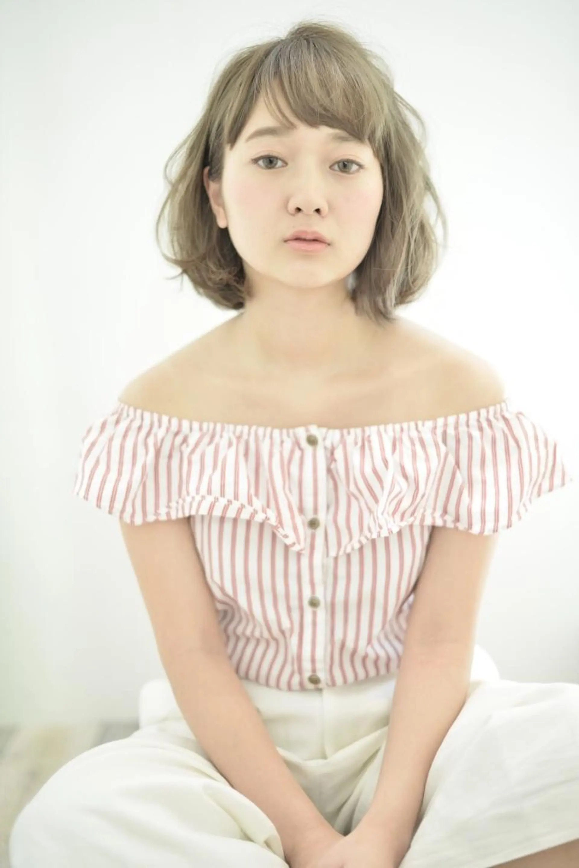 ミディアム カラー パーマ truck あべの店のヘアスタイル