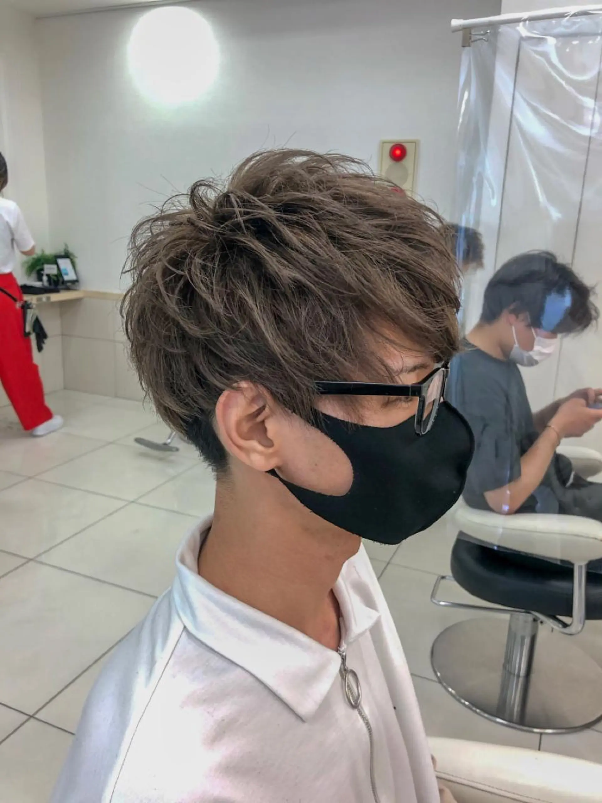 メンズ ヘアカラー ✨️ツヤ髪✨️ 💫髪質改善💫間宮のヘアスタイル