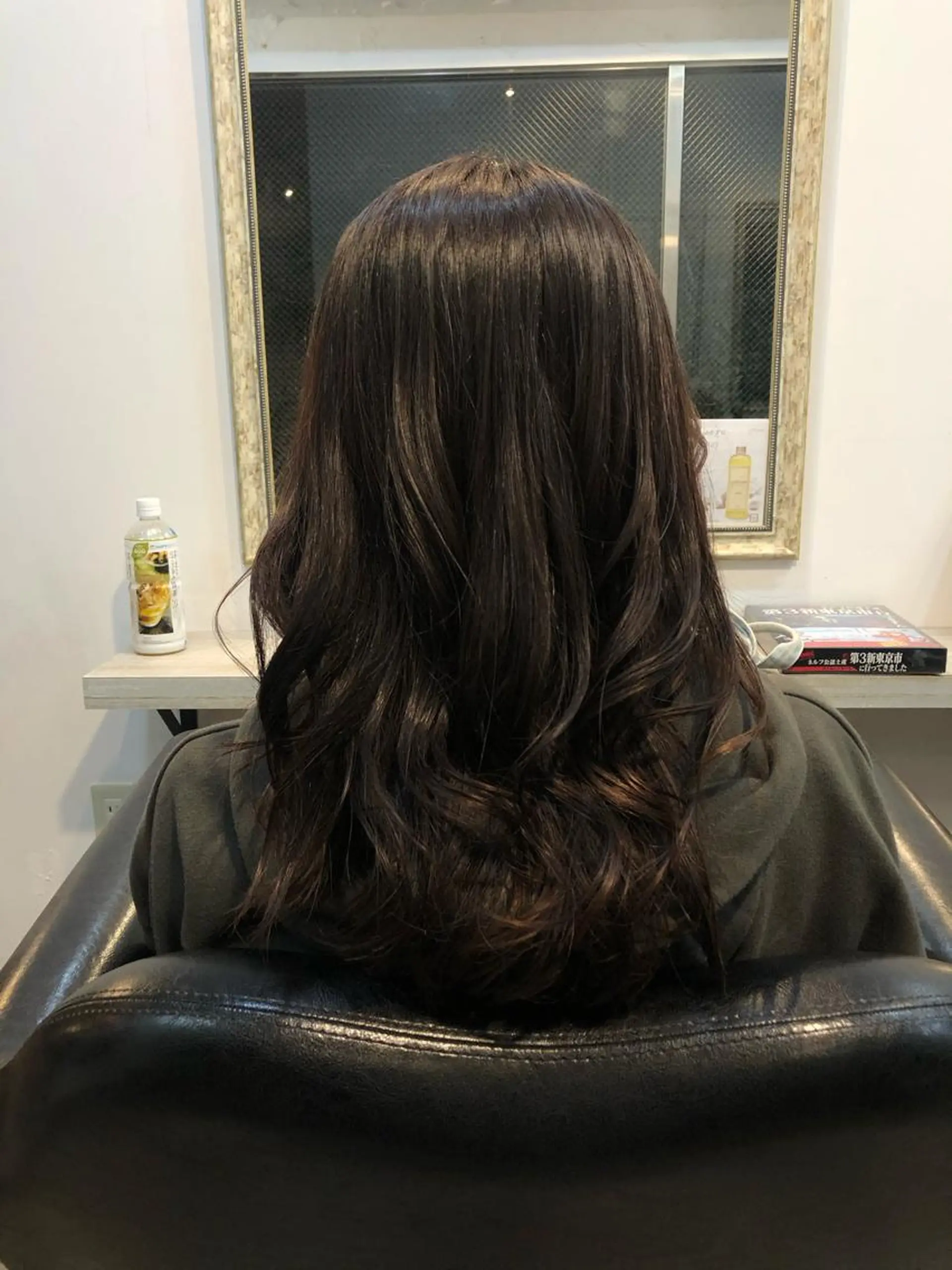 セミロング カラー カット ヘアカラー トリートメント 庭山 理沙のヘアスタイル