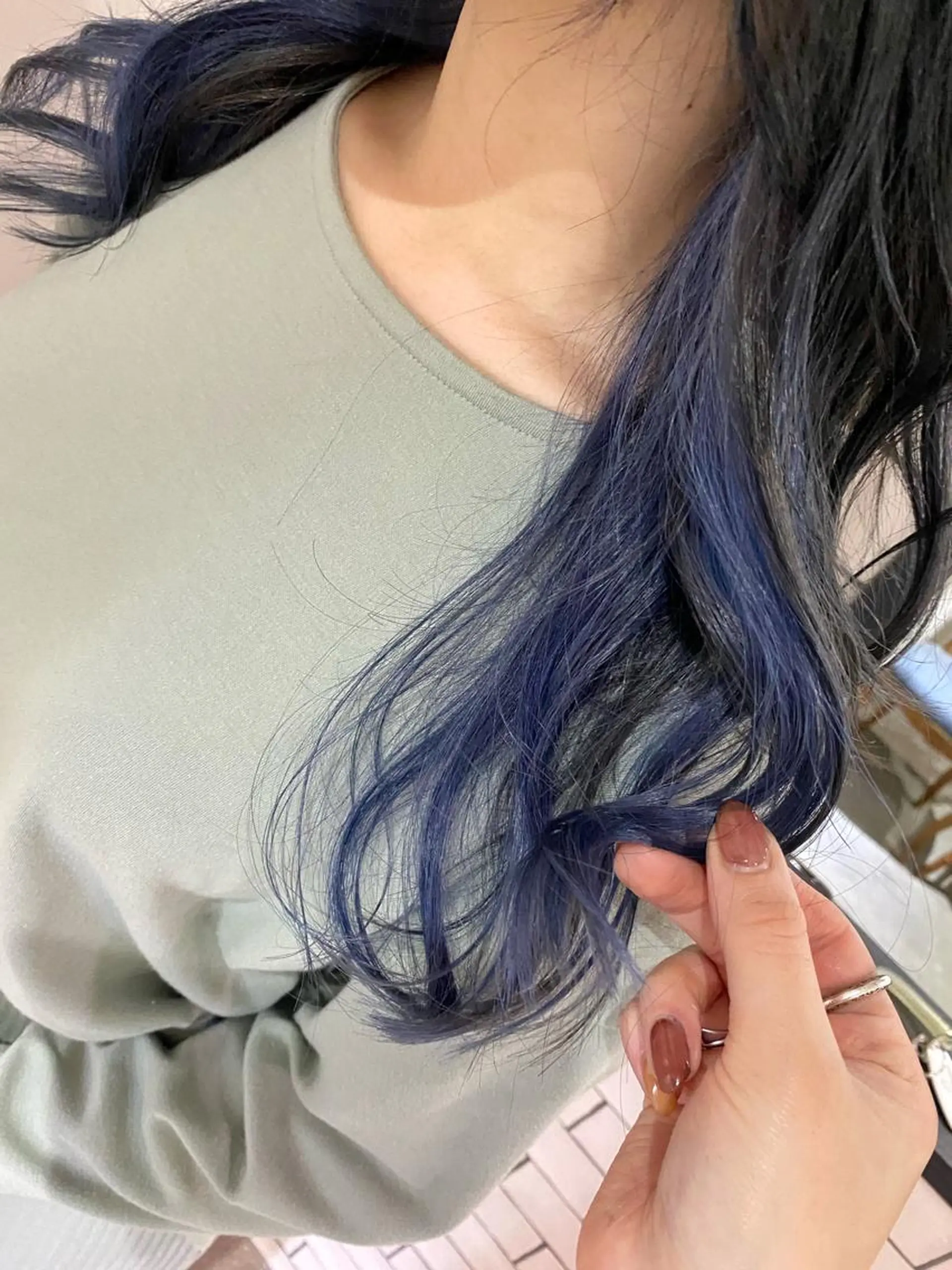 セミロング カラー ヘアアレンジ 指名支持率NO.1 スタイリストのヘアスタイル