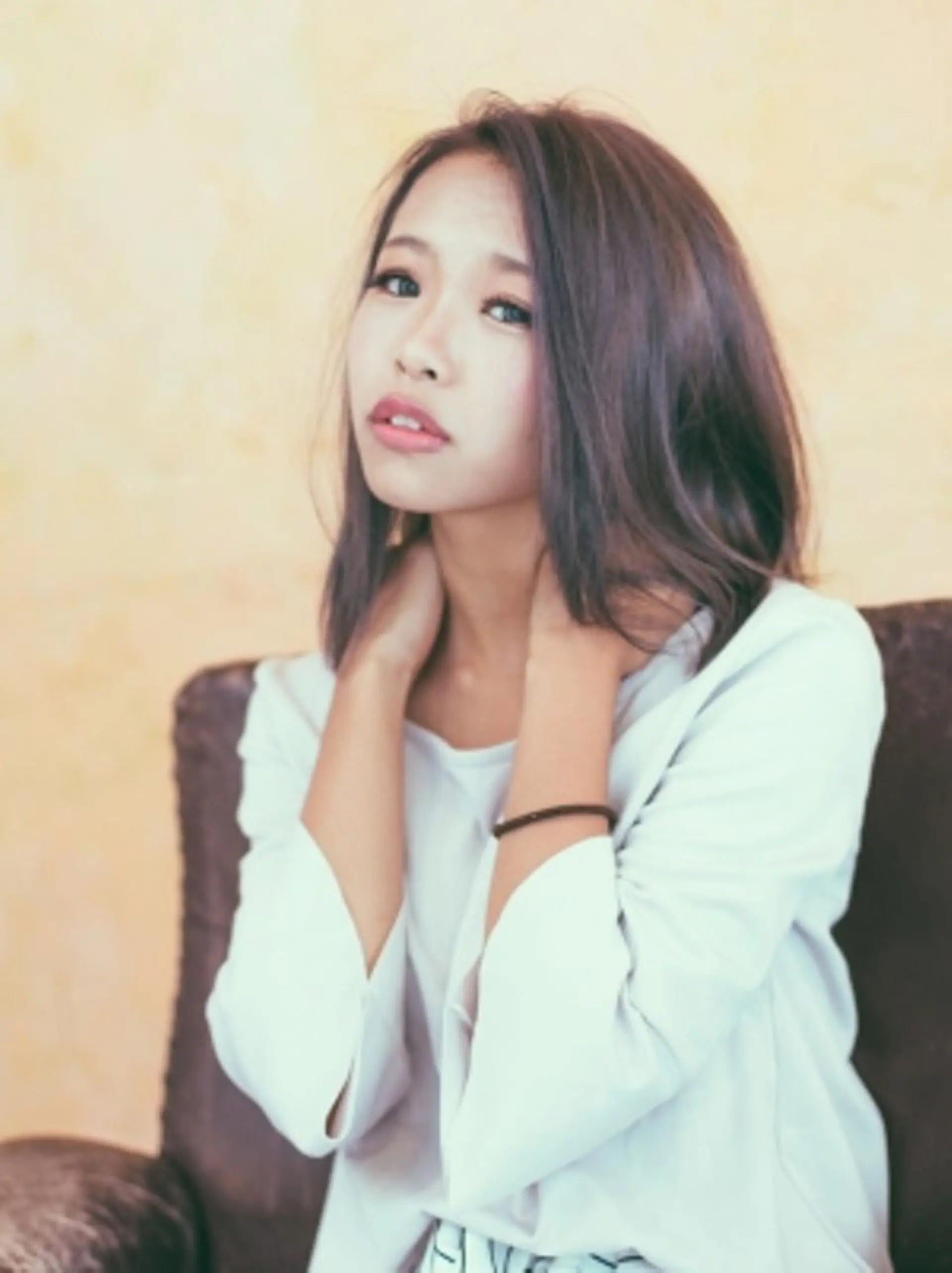 ミディアム カラー パーマ ヘアアレンジ amie 高崎 【アミ】のヘアスタイル