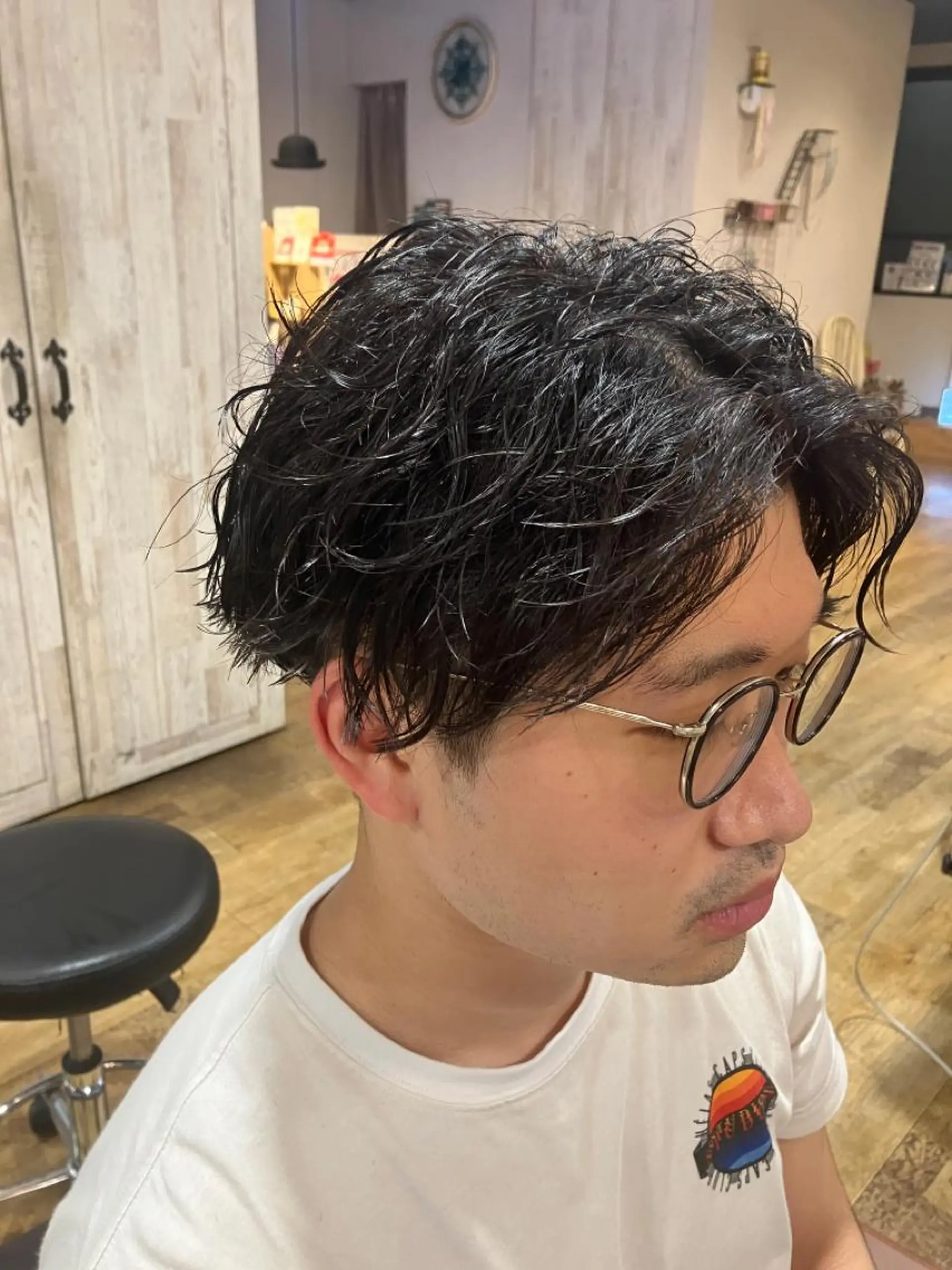 ショート パーマ メンズ 髪質改善LINKTH久喜所属・【髪質改善】関根 拓斗のヘアスタイル