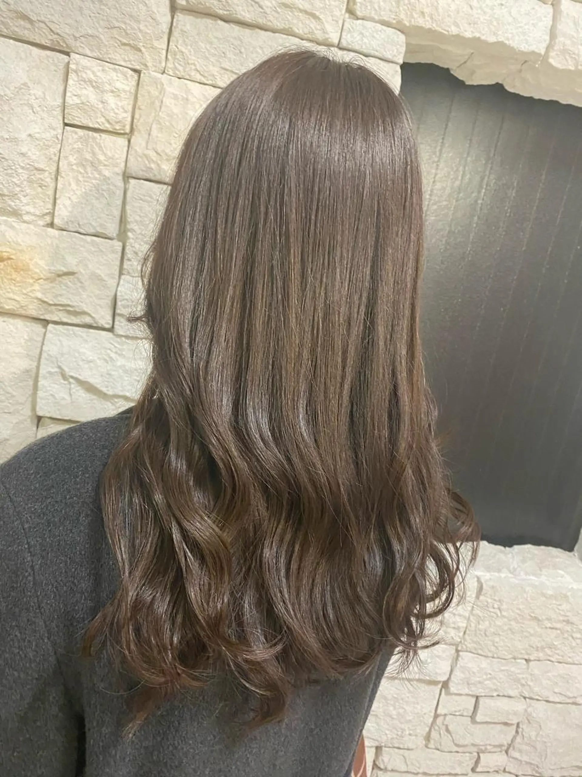 ロング カラー ヘアアレンジ メンズ キッズ ネイル マツエク・マツパ GO TODAY SHAiRE SALON所属・透明感カラー🤎 ゆりのヘアスタイル