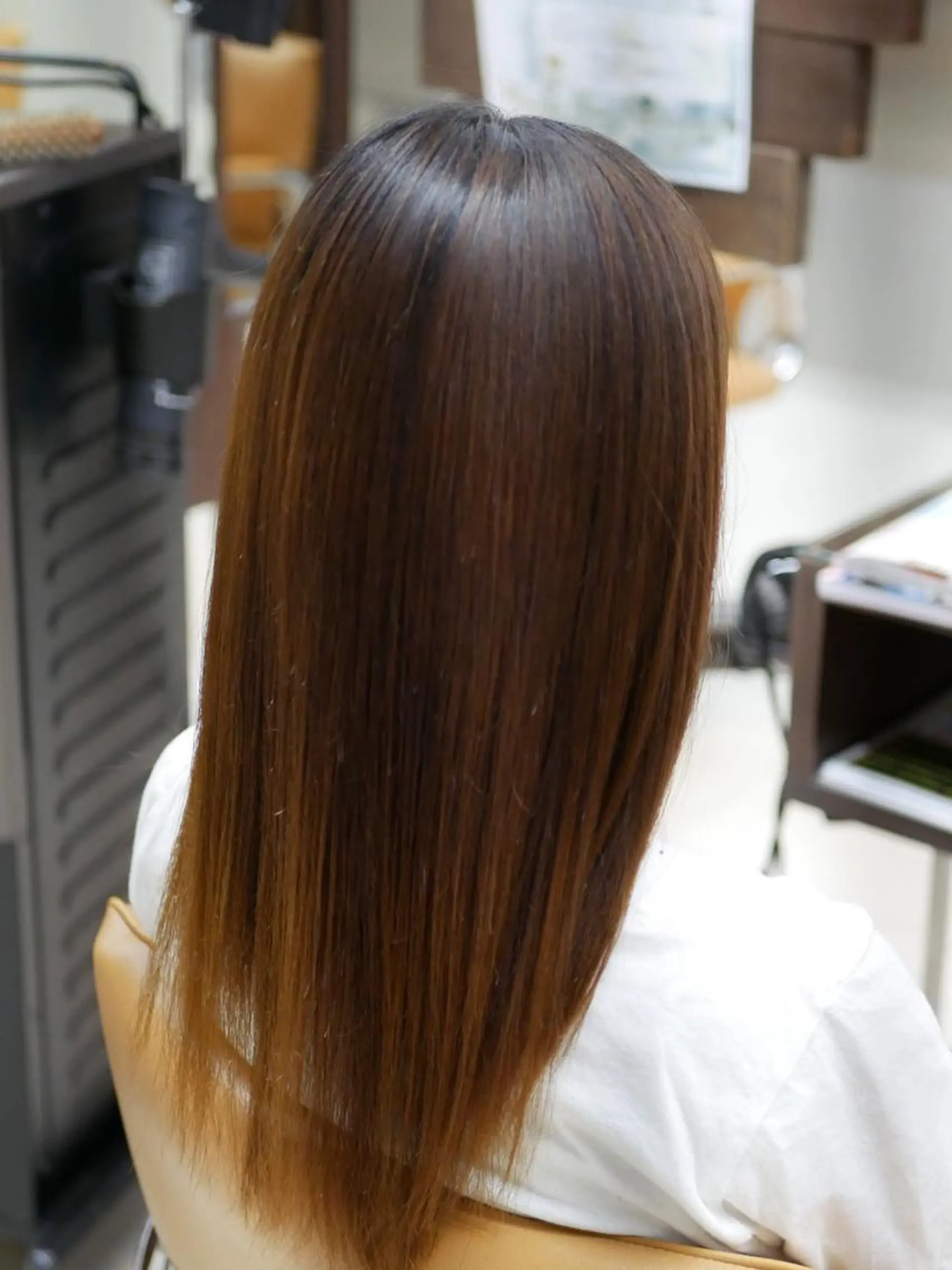ロング パーマ 縮毛矯正 森田 一輝のヘアスタイル