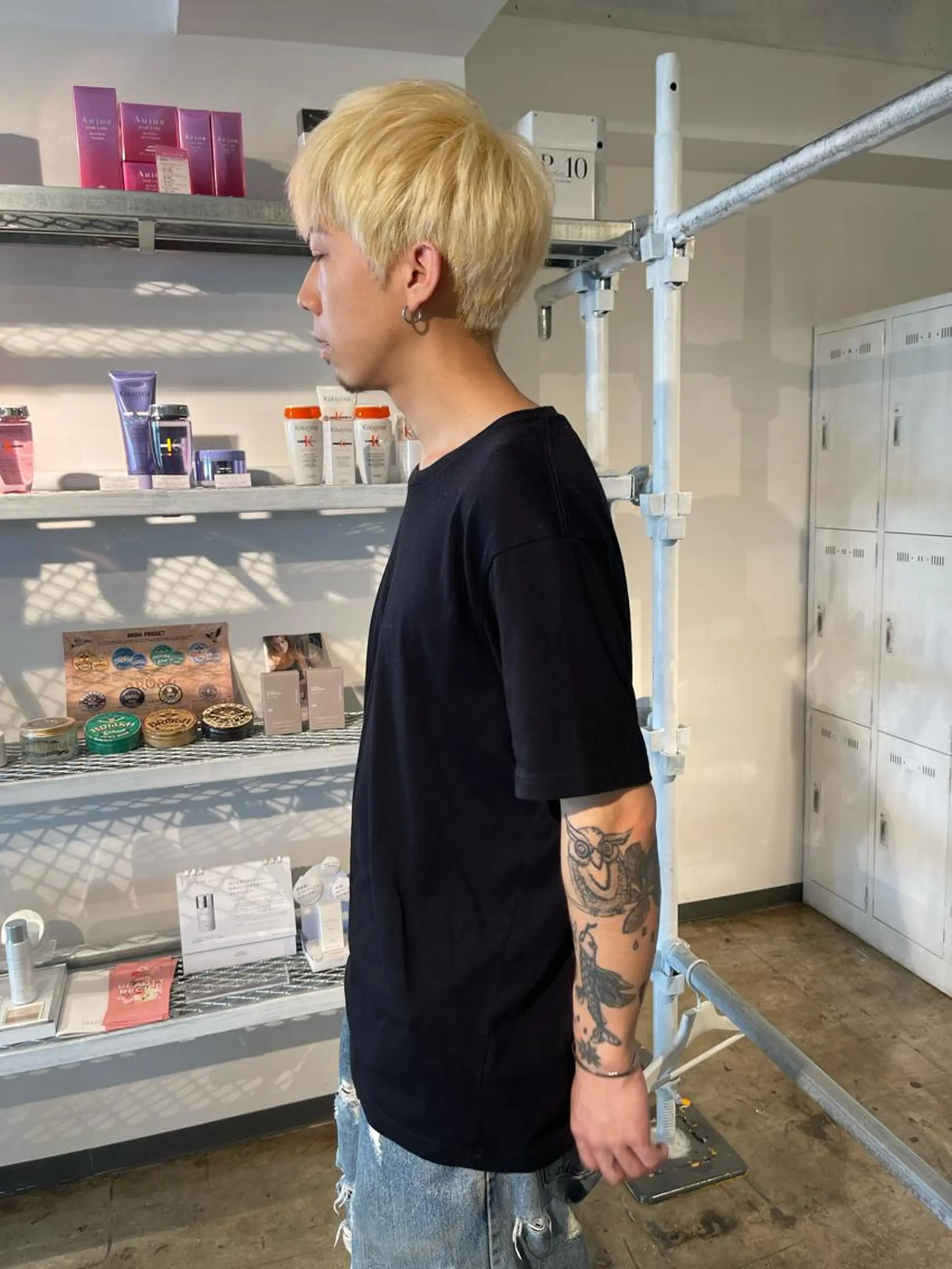 ショート 外国人風カラー ハイライト レイヤーカット 似合わせカット ショートヘア カット ヘアカラー メンズケアブリーチ 特化🔥村田のヘアスタイル