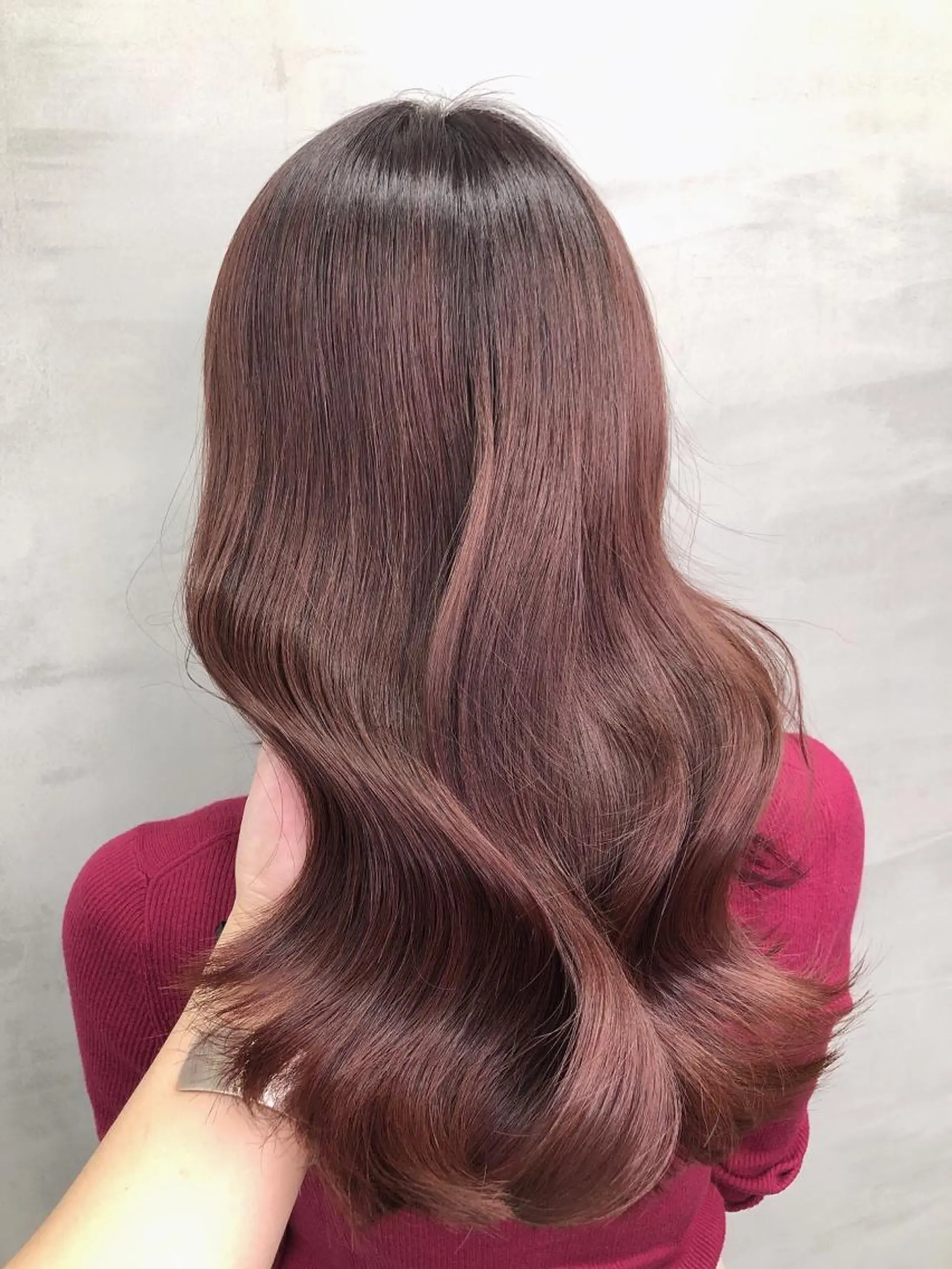 セミロング カラー ヘアアレンジ アッシュ アッシュグレー アッシュグレージュ ベージュカラー ブリーチ 【美髪特化 髪質改善サイトウ】のその他イメージ