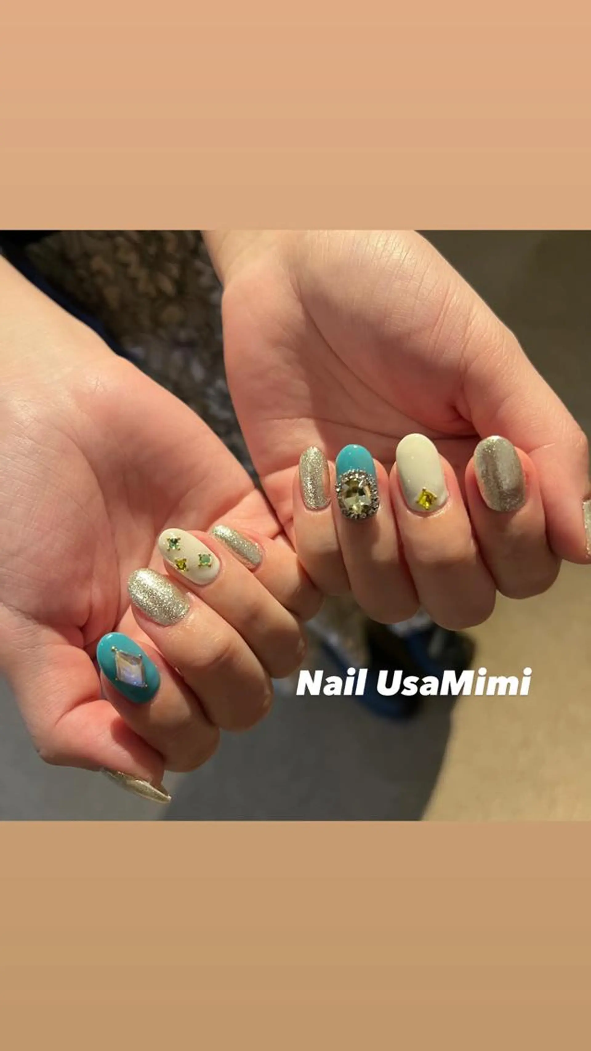 ネイル フットネイル ジェルネイル マグネットネイル 持ち込み ニュアンスネイル 本町ネイルNail UsaMimiのネイルデザイン