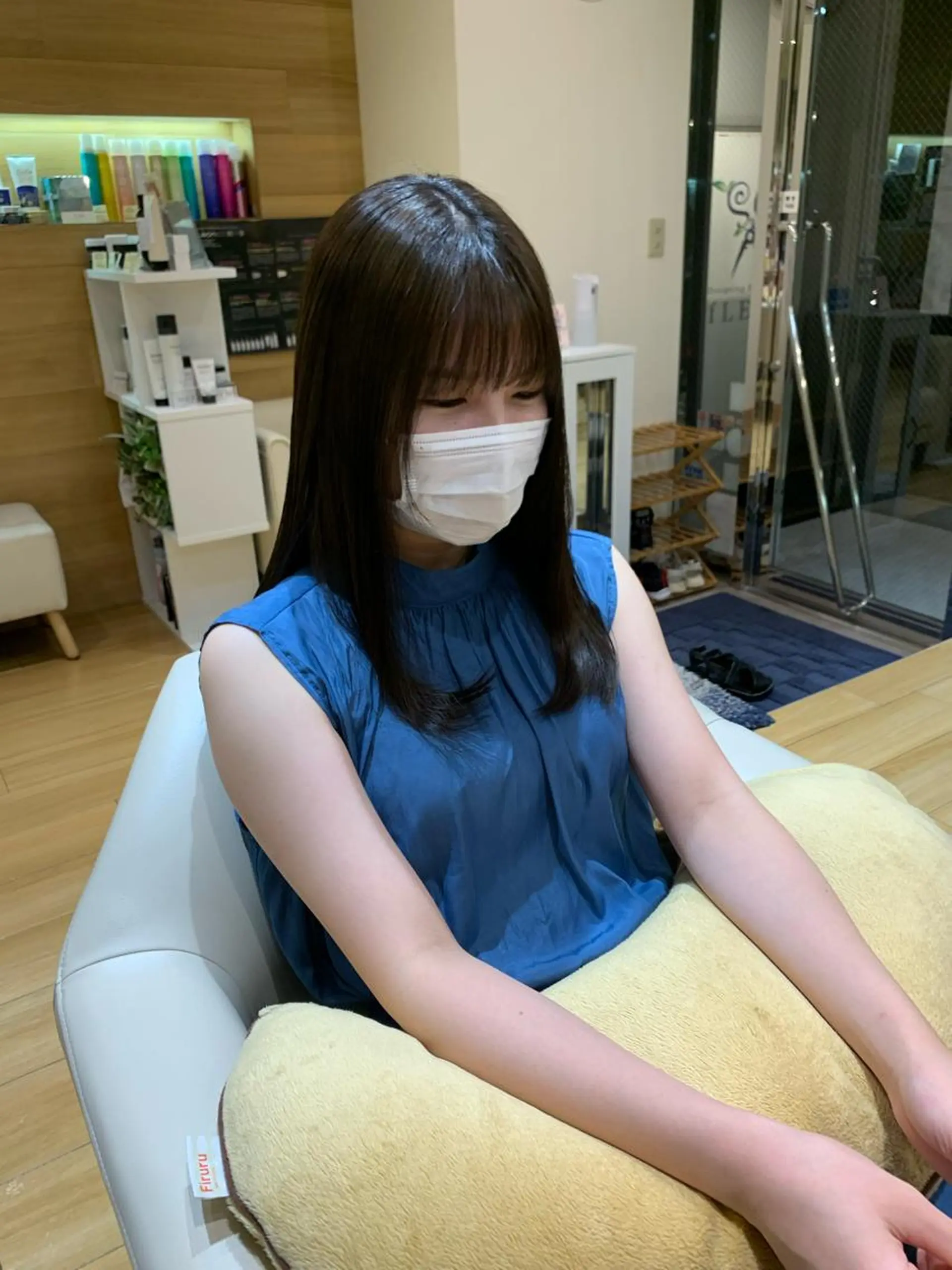 ロング カラー カット 縮毛矯正 全国1位🥇世界5位 小野田　礼花のヘアスタイル