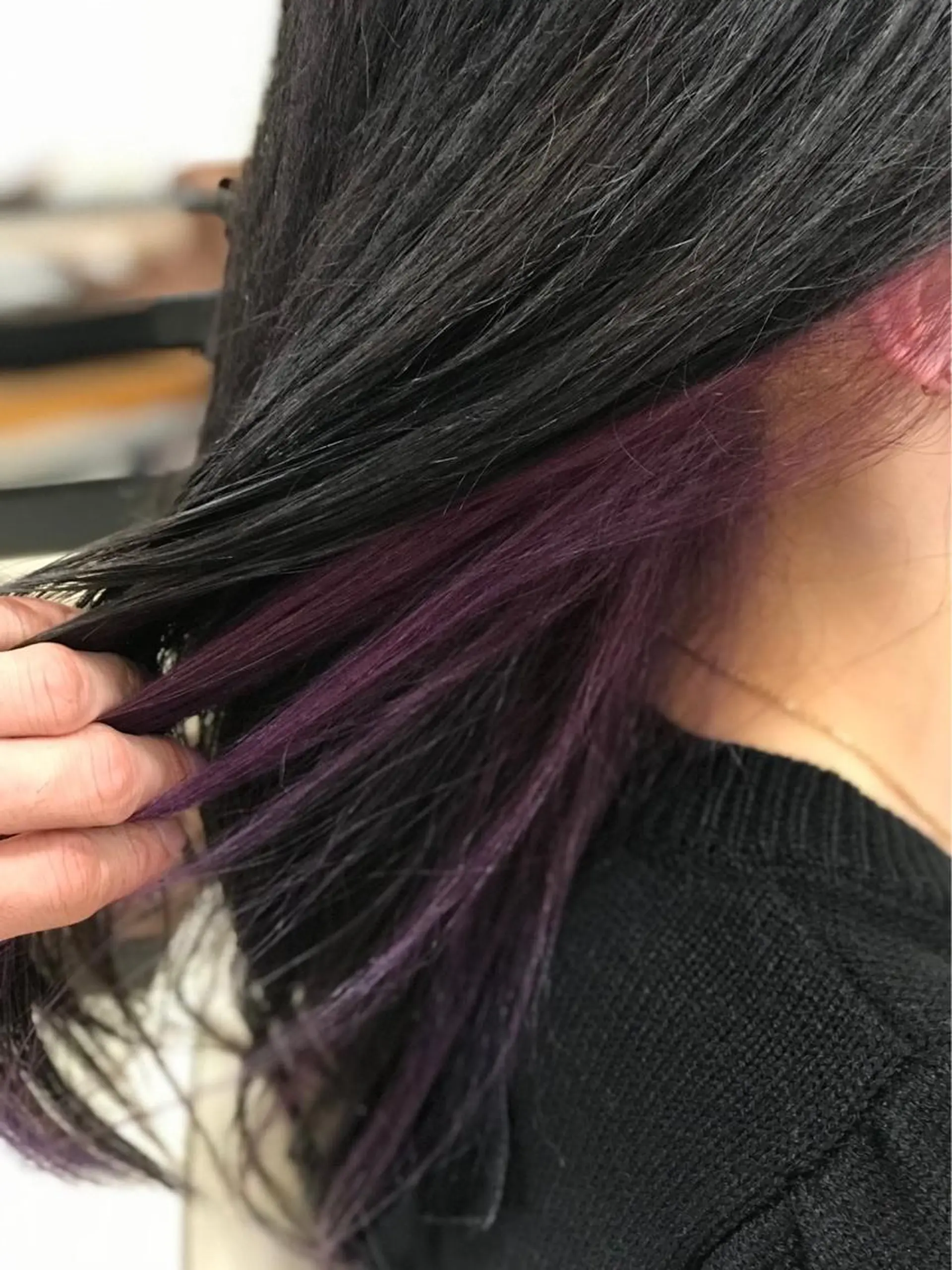 ミディアム 暖色系カラー❤️櫻井 亜美のヘアスタイル