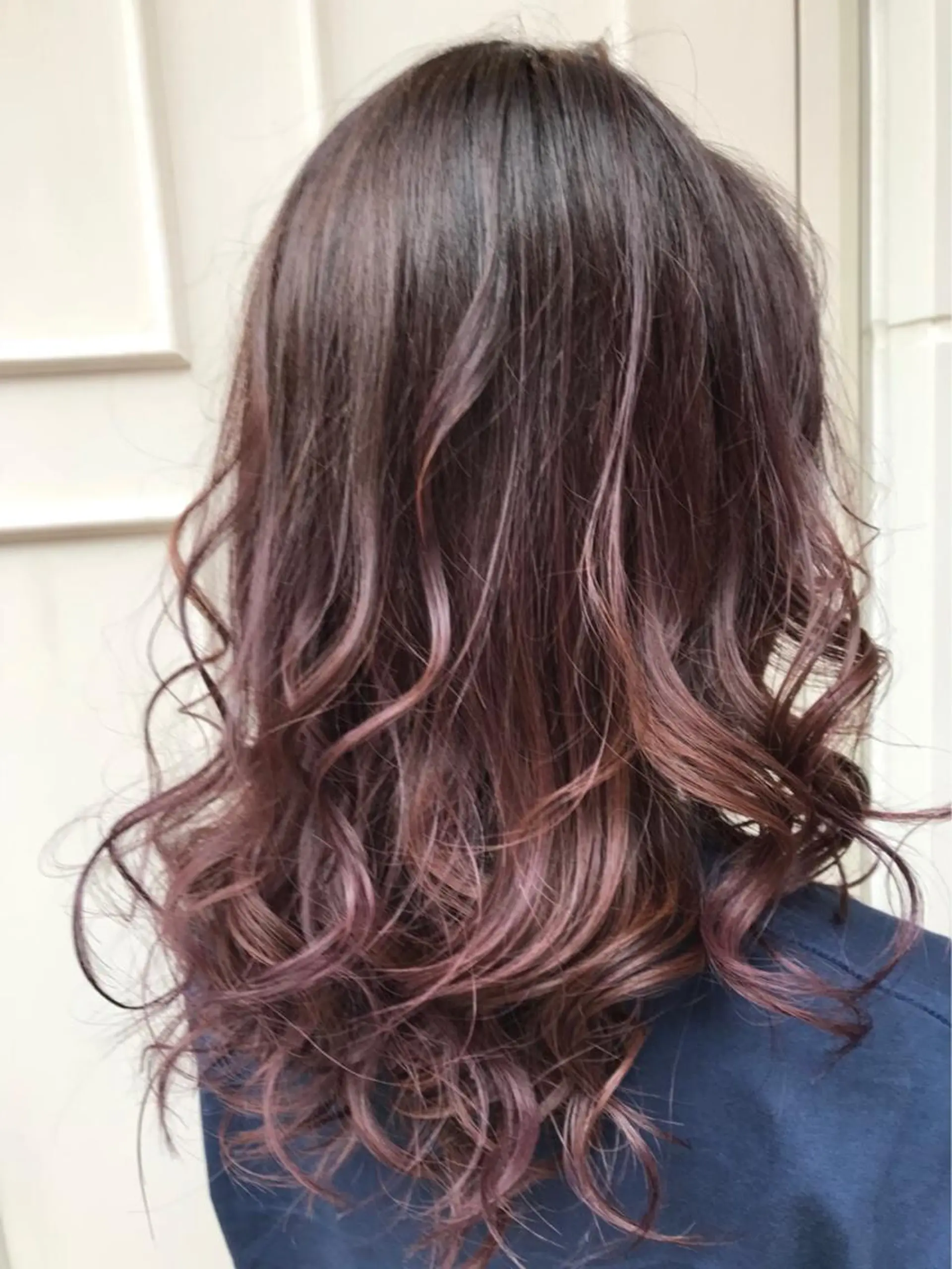 セミロング カラー ピンクカラー 💈Blanco💈 カラー&ケア🌈のヘアスタイル
