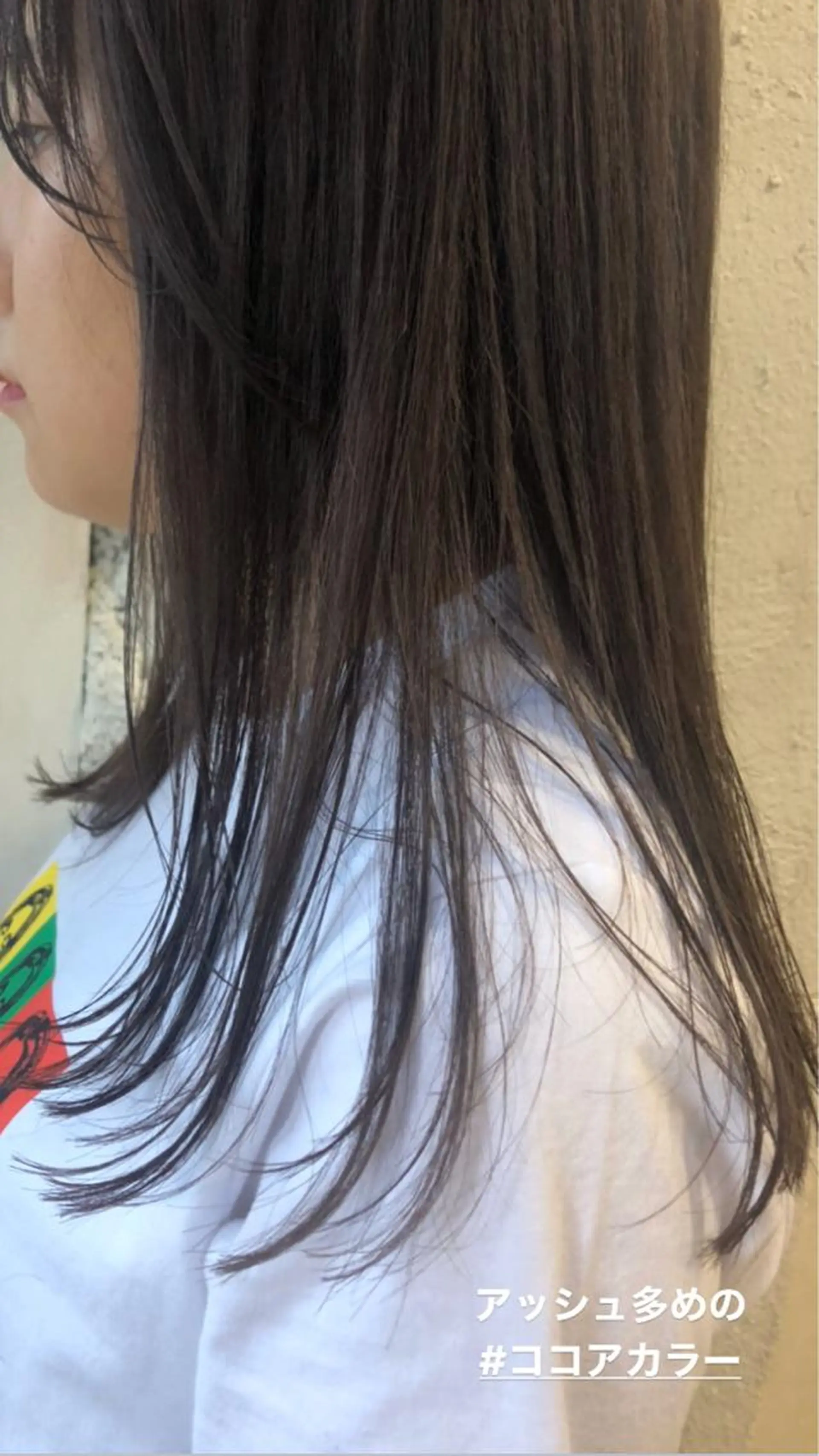 ミディアム カラー せこぐち まいのヘアスタイル