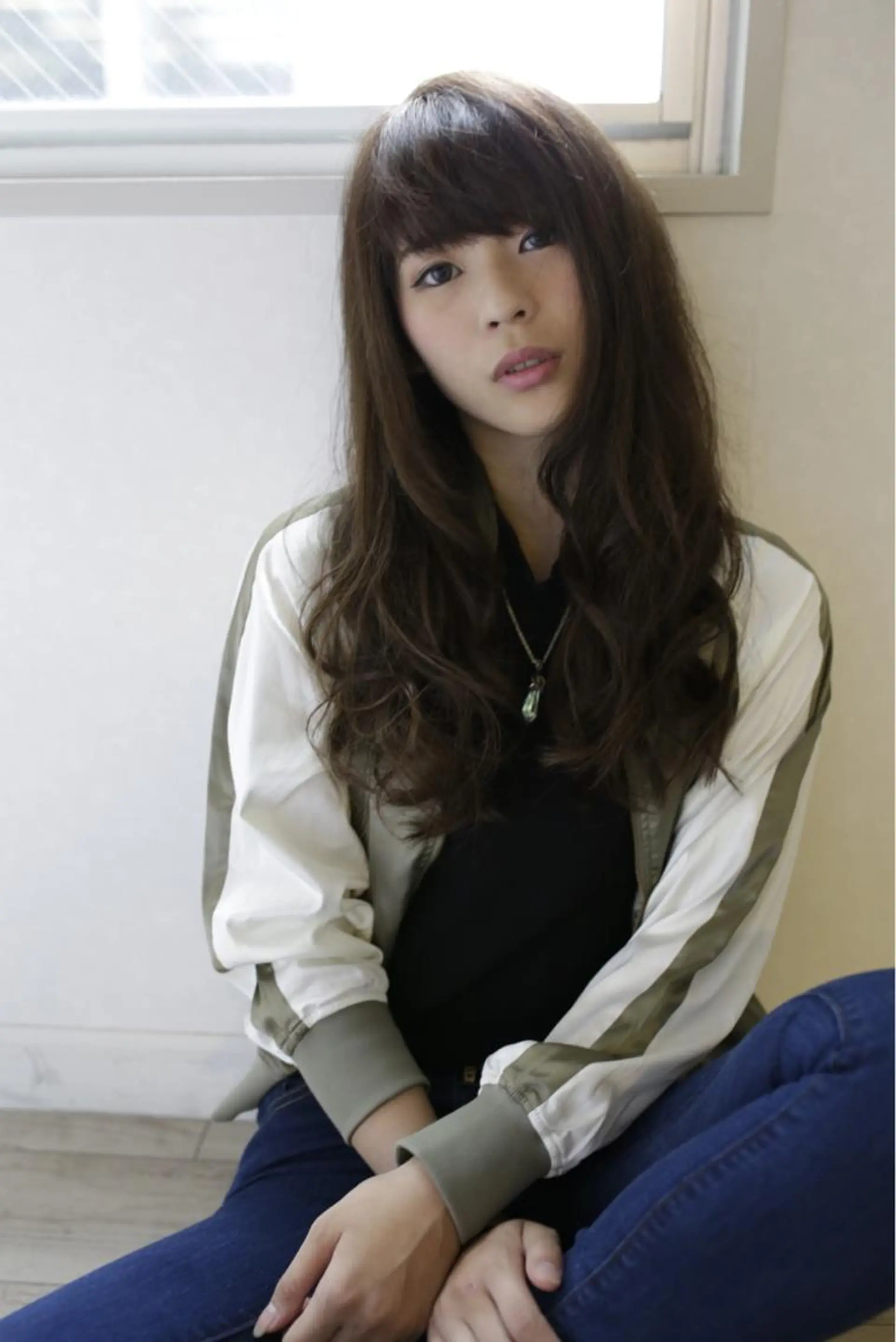 ロング カラー 店長　鍜治本 颯太のヘアスタイル