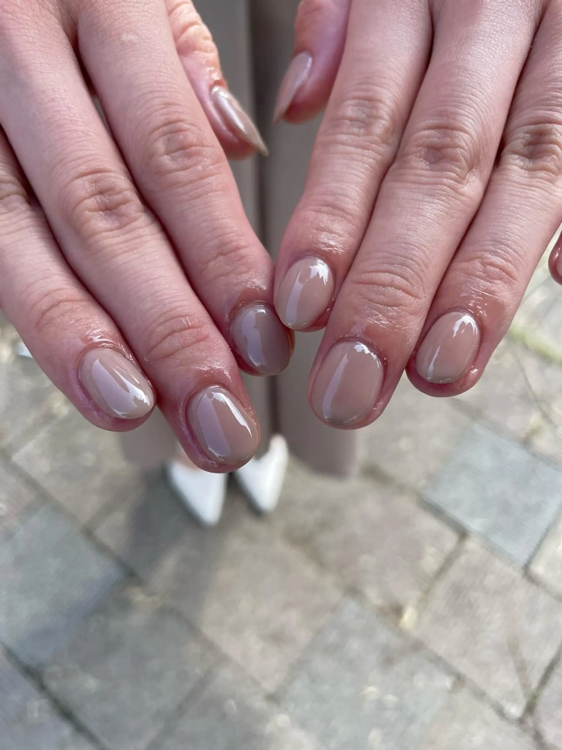 ネイル オフィスネイル ワンカラーネイル ハンドネイル Nail salon Betty❤︎のネイルデザイン
