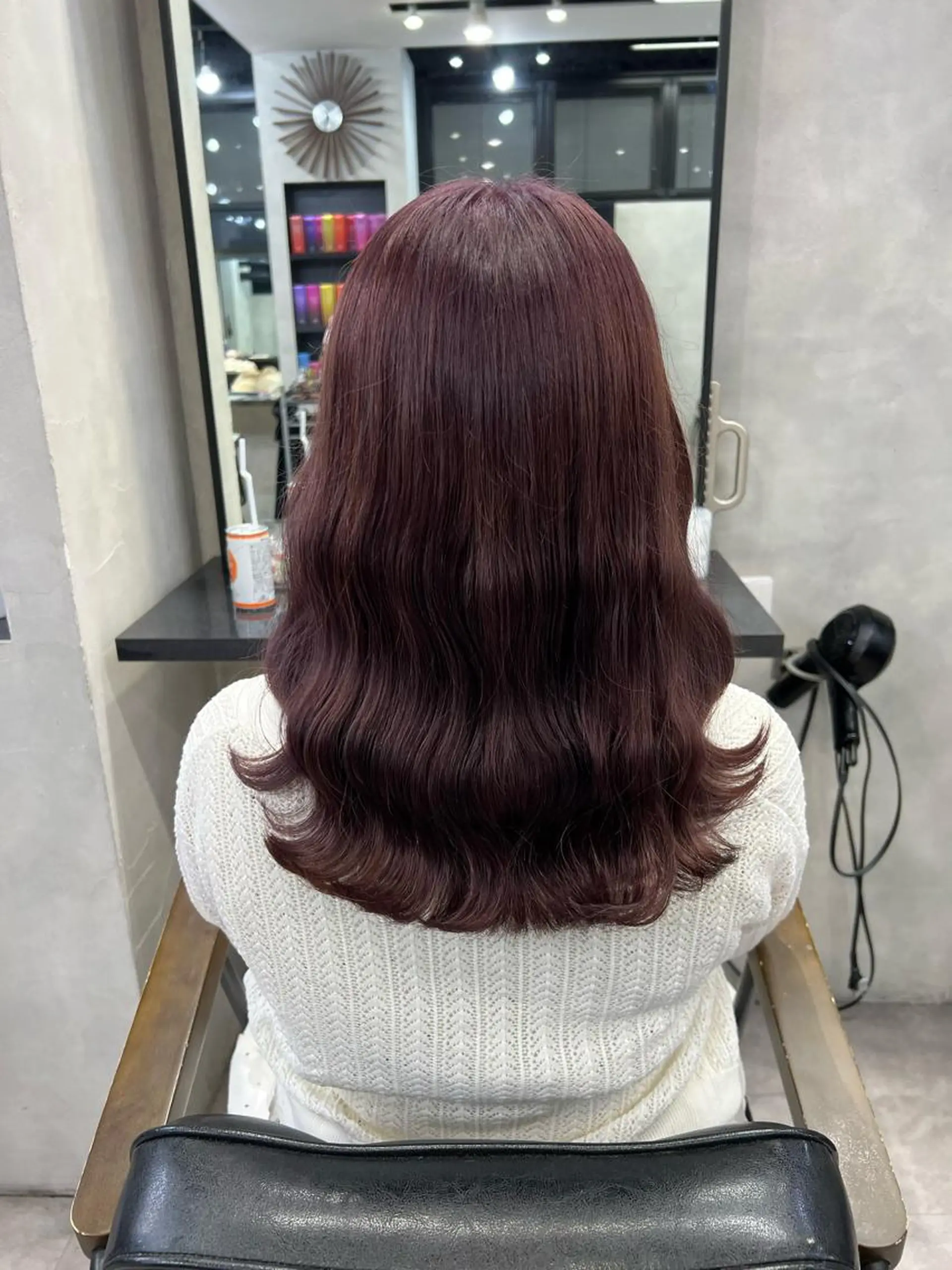 セミロング カラー ヘアアレンジ シールエクステ アッシュ バレイヤージュ ベージュカラー 黒髪 ヘアカラー トリートメント ar+ ❤︎ maiのヘアスタイル