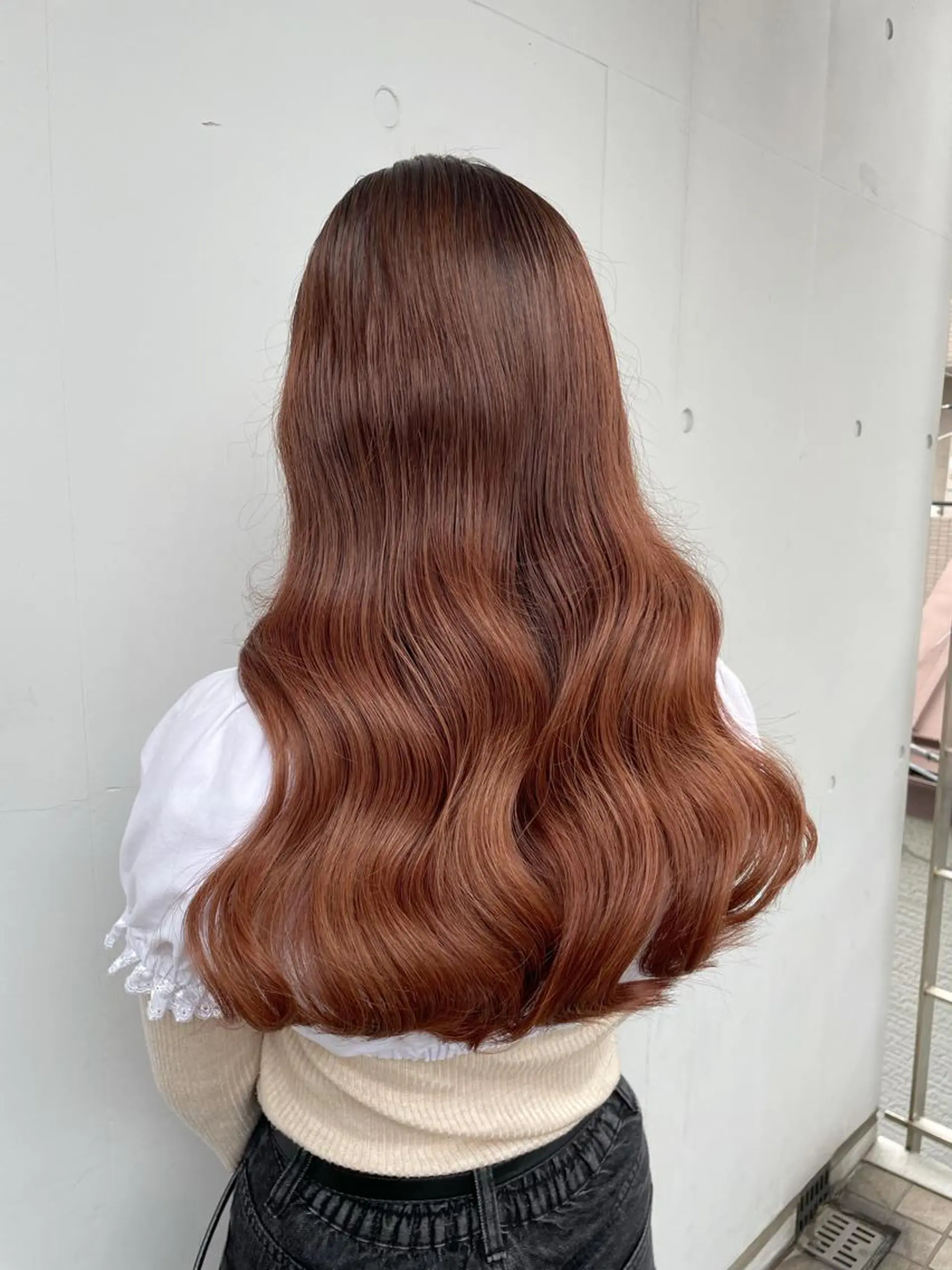 ロング ロング ヘアカラー トリートメント 藤澤 夏実/インナーカラーのヘアスタイル