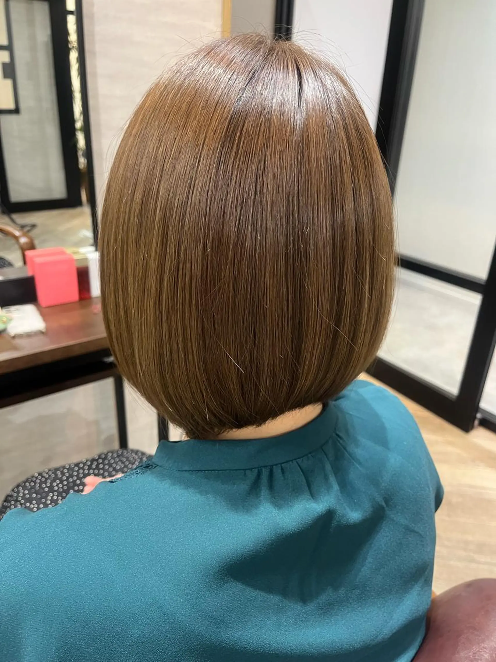 ショート カラー ボブ 髪質改善 トリートメント カット ヘアカラー トリートメント 🫧ぷる艶カラー🫧 Yuubi🦩のヘアスタイル
