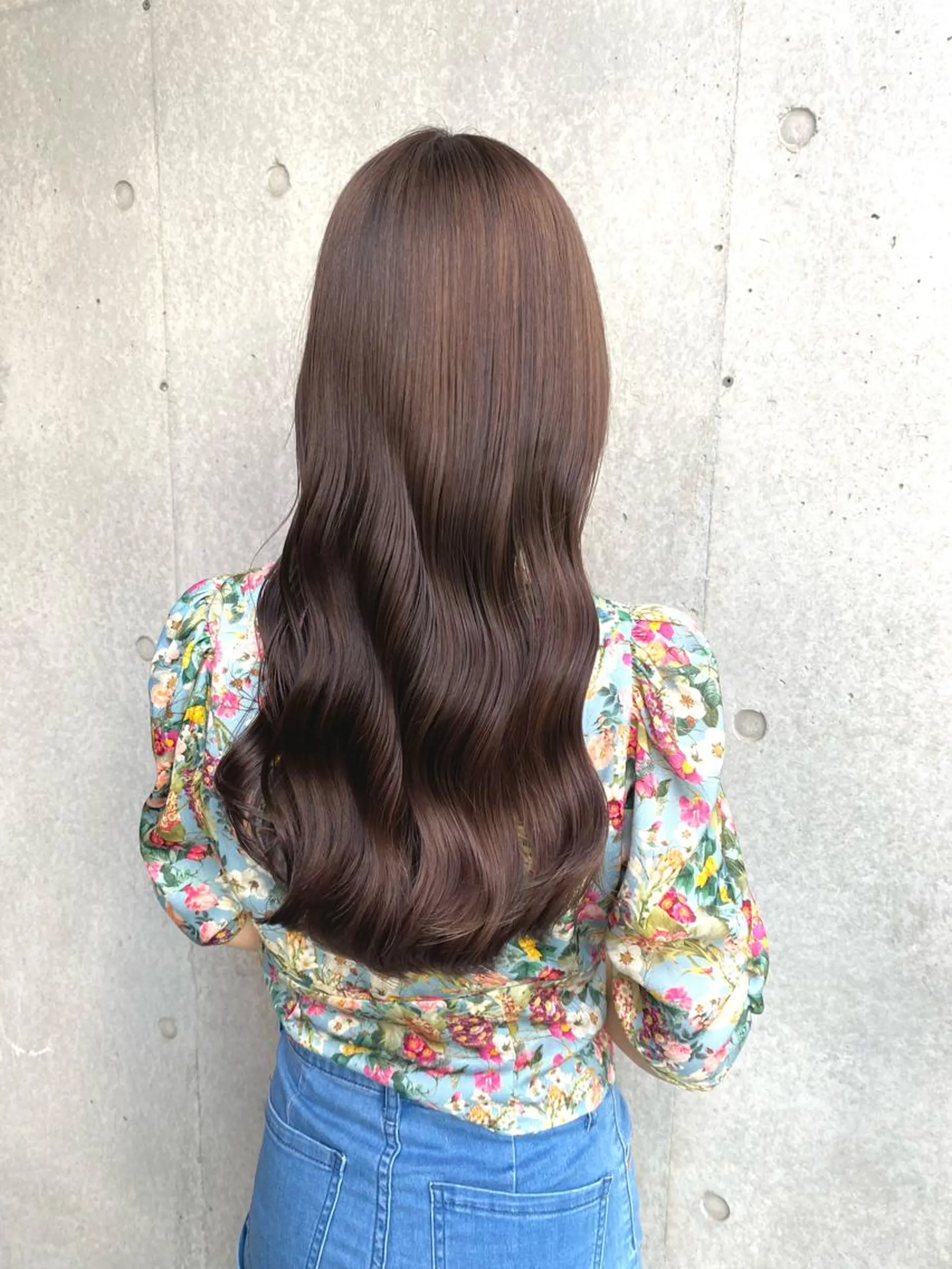 ロング カラー カット ヘアカラー トリートメント GO TODAY シェアサロン 渋谷sol店所属・モテ前髪 タゴメ シンヤのヘアスタイル