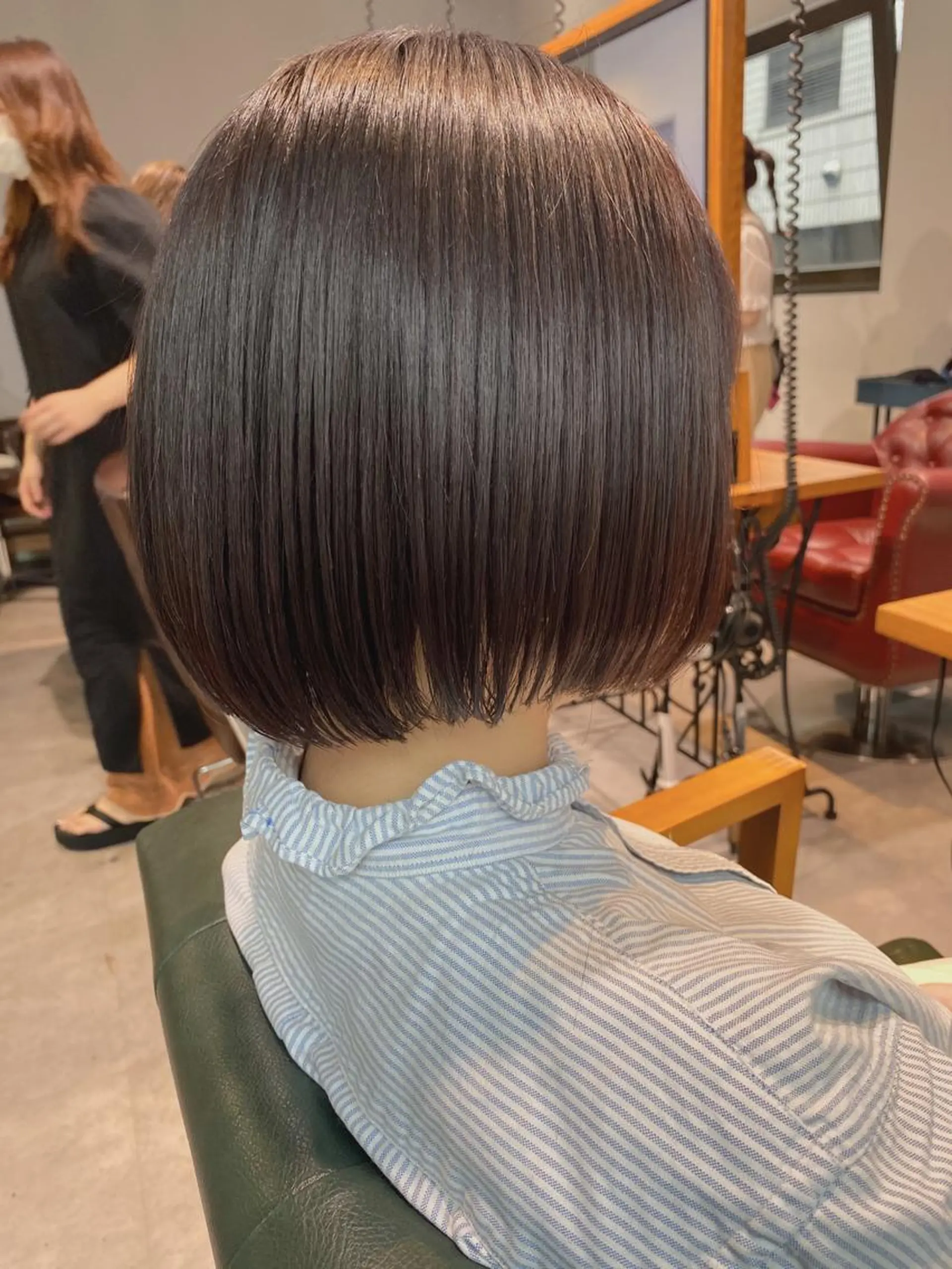 ショート ショートボブ ボブ ショートヘア AUBEHAIRpeony所属・山形酸性ストレート 古川✂︎のヘアスタイル