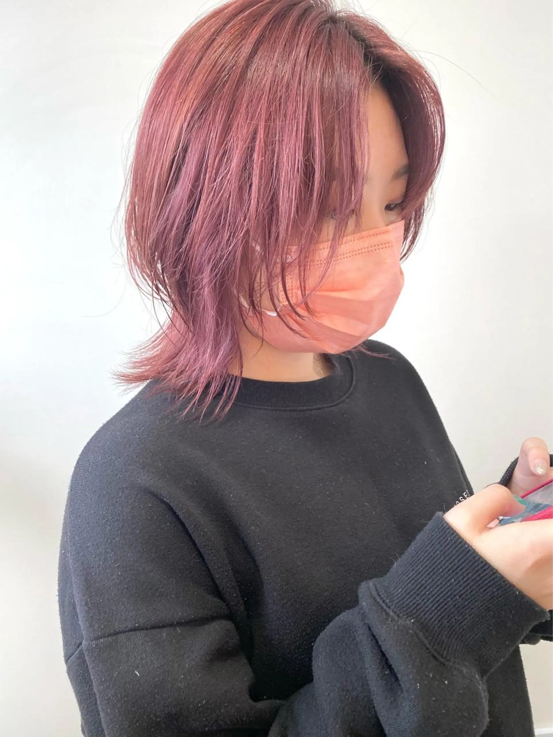 ミディアム ウルフカット TELA HAIR所属・武内 凌レイヤーカット🐺のヘアスタイル