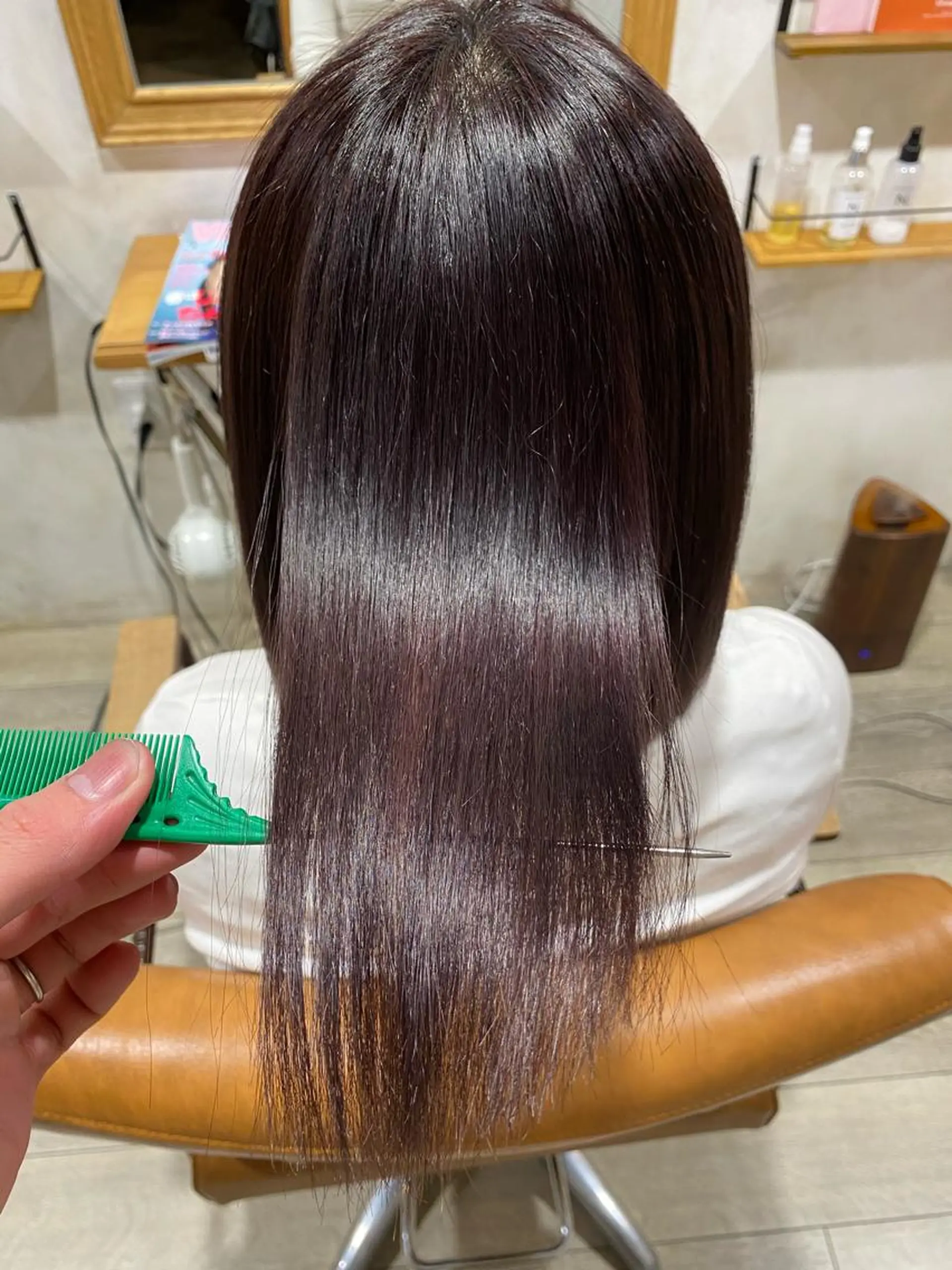 カラー パーマ 縮毛矯正 安部 真輝のヘアスタイル