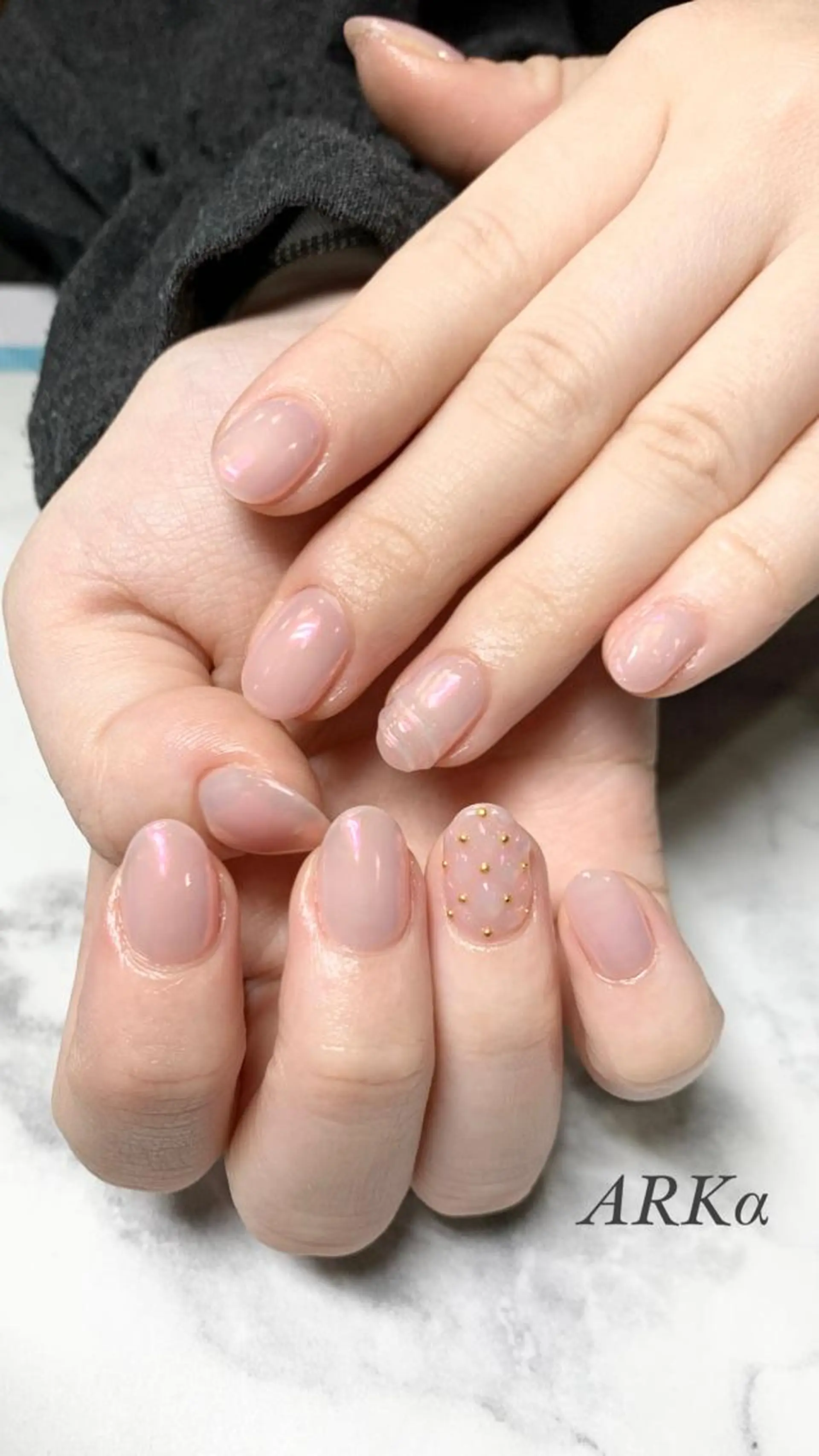 ショート ネイル ハンドネイル Nailsalon ARKαのネイルデザイン