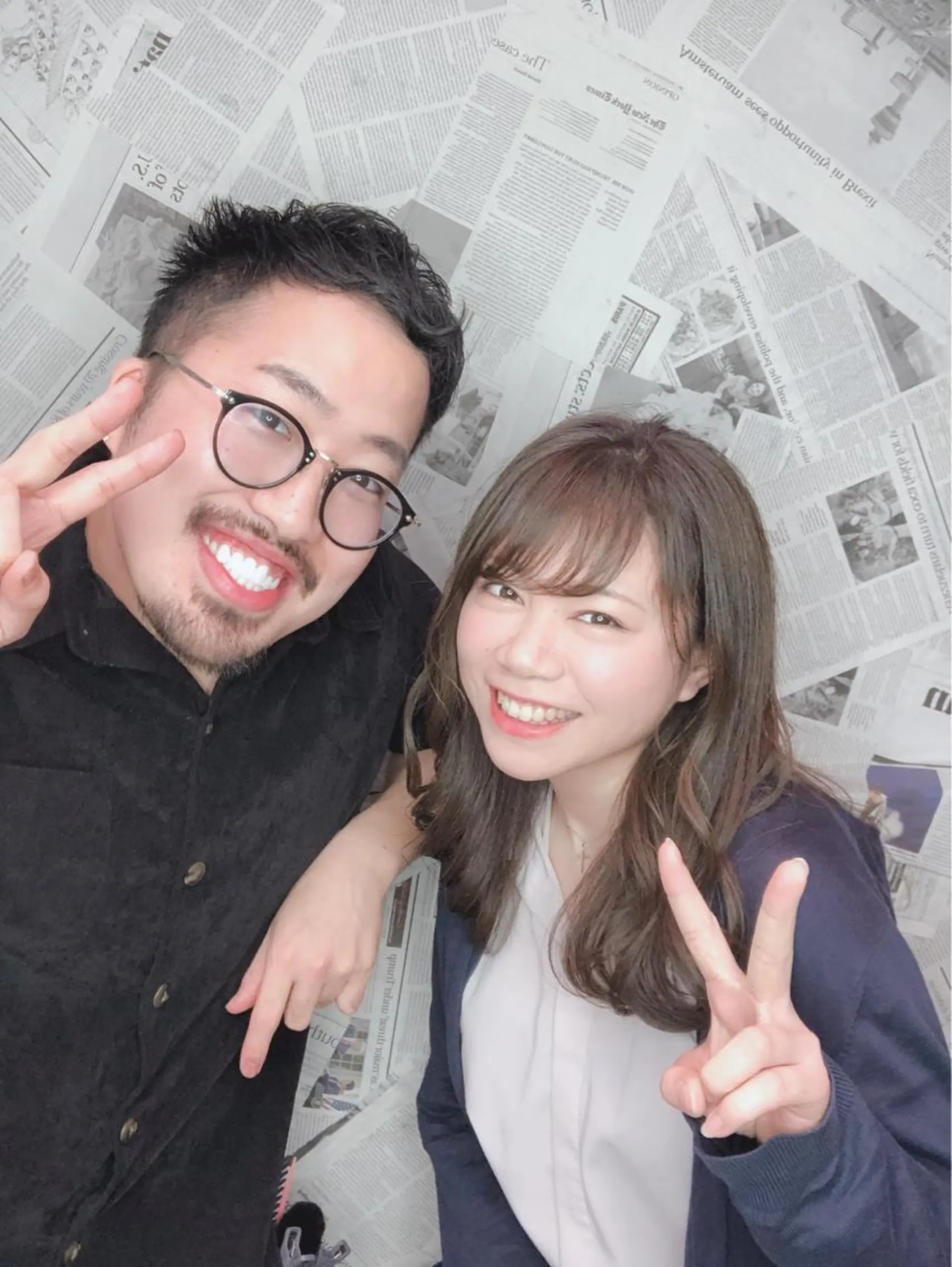 セミロング カット ヘアカラー トリートメント Toiro 中目黒のヘアスタイル