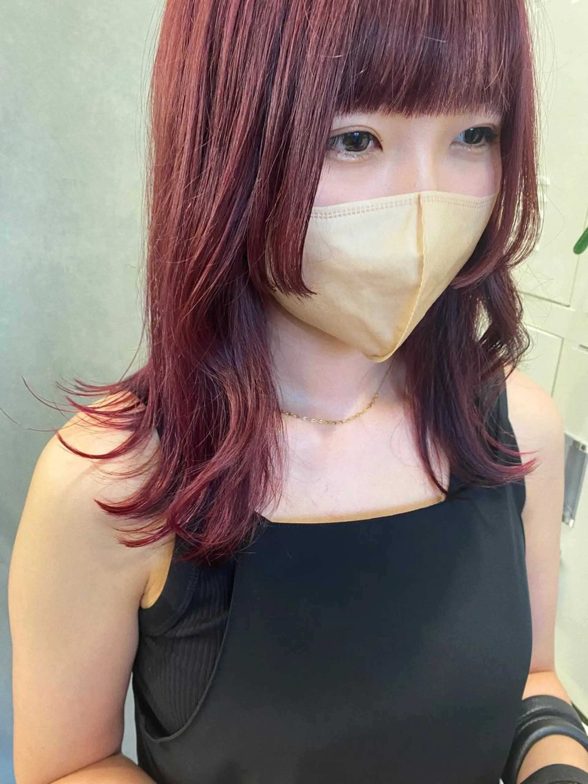 セミロング カラー 🕶️佐藤 海李🐏のヘアスタイル