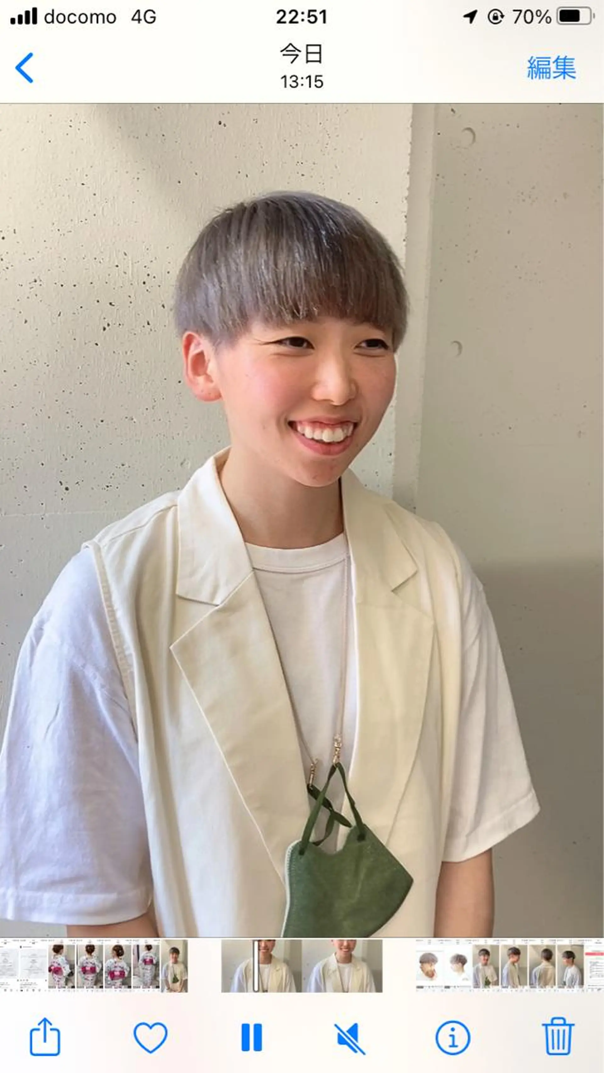 ショート カラー グレージュ カット ヘアカラー トリートメント ミルミー美容室所属・🦄💒💓齎藤 七海子🦄💒💓のマツエク・マツパデザイン
