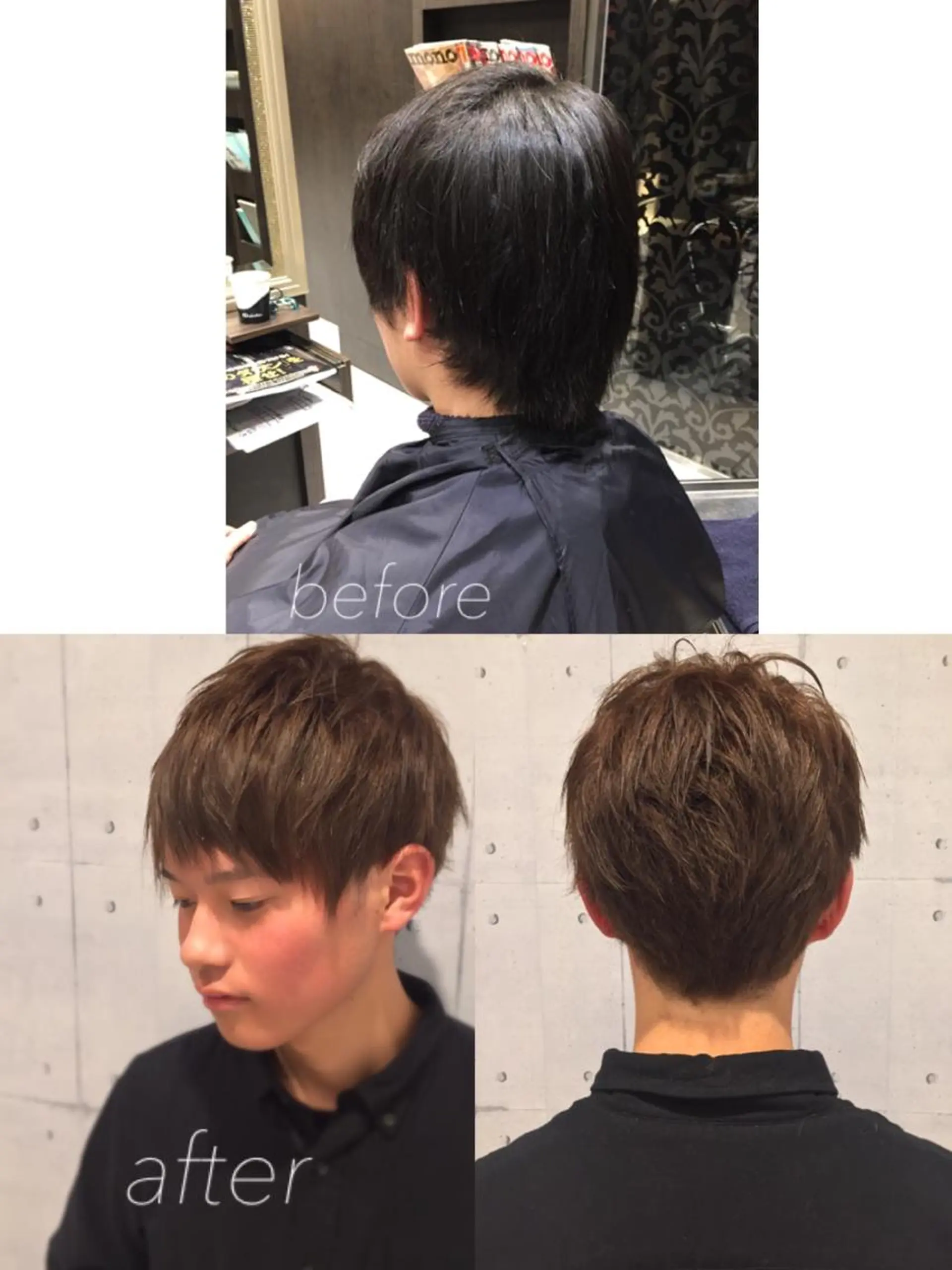 カラー メンズ 韓・中華美女ヘア 🇰🇷×🇨🇳のヘアスタイル