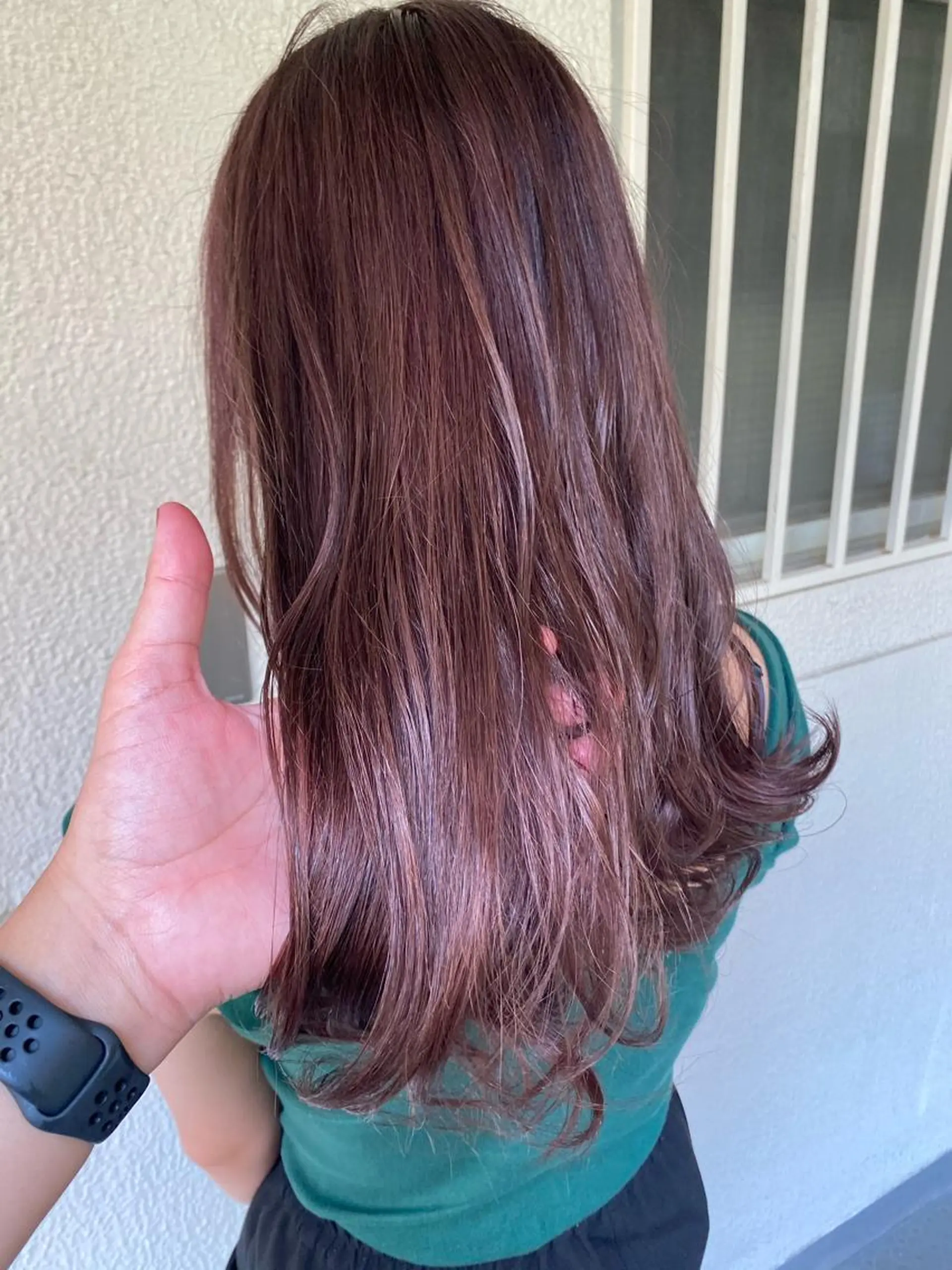 セミロング カラー パーマ ヘアアレンジ ベージュカラー ブリーチ インナーカラー 代表　南一路のヘアスタイル