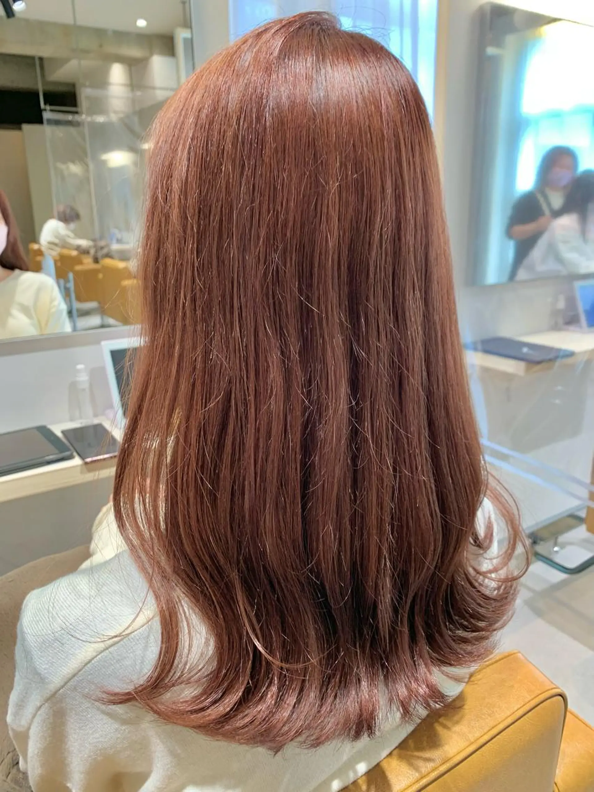 セミロング カラー カット ヘアカラー 美髪矯正×艶カラー /中村勇太のヘアスタイル