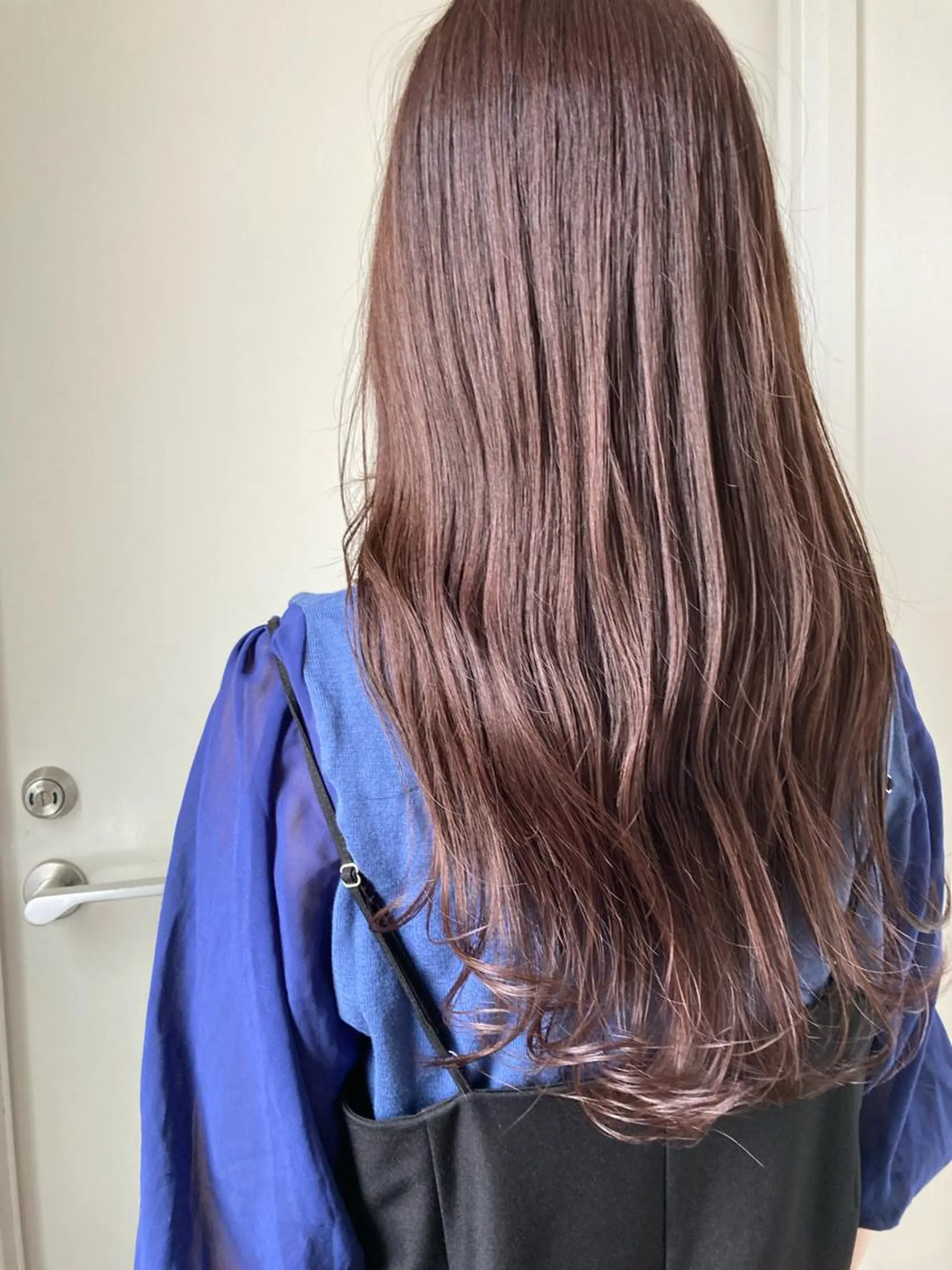 セミロング カラー ベージュカラー ラベンダーカラー ラベンダーベージュ 小木曽智美 /ボブ/ショートのヘアスタイル