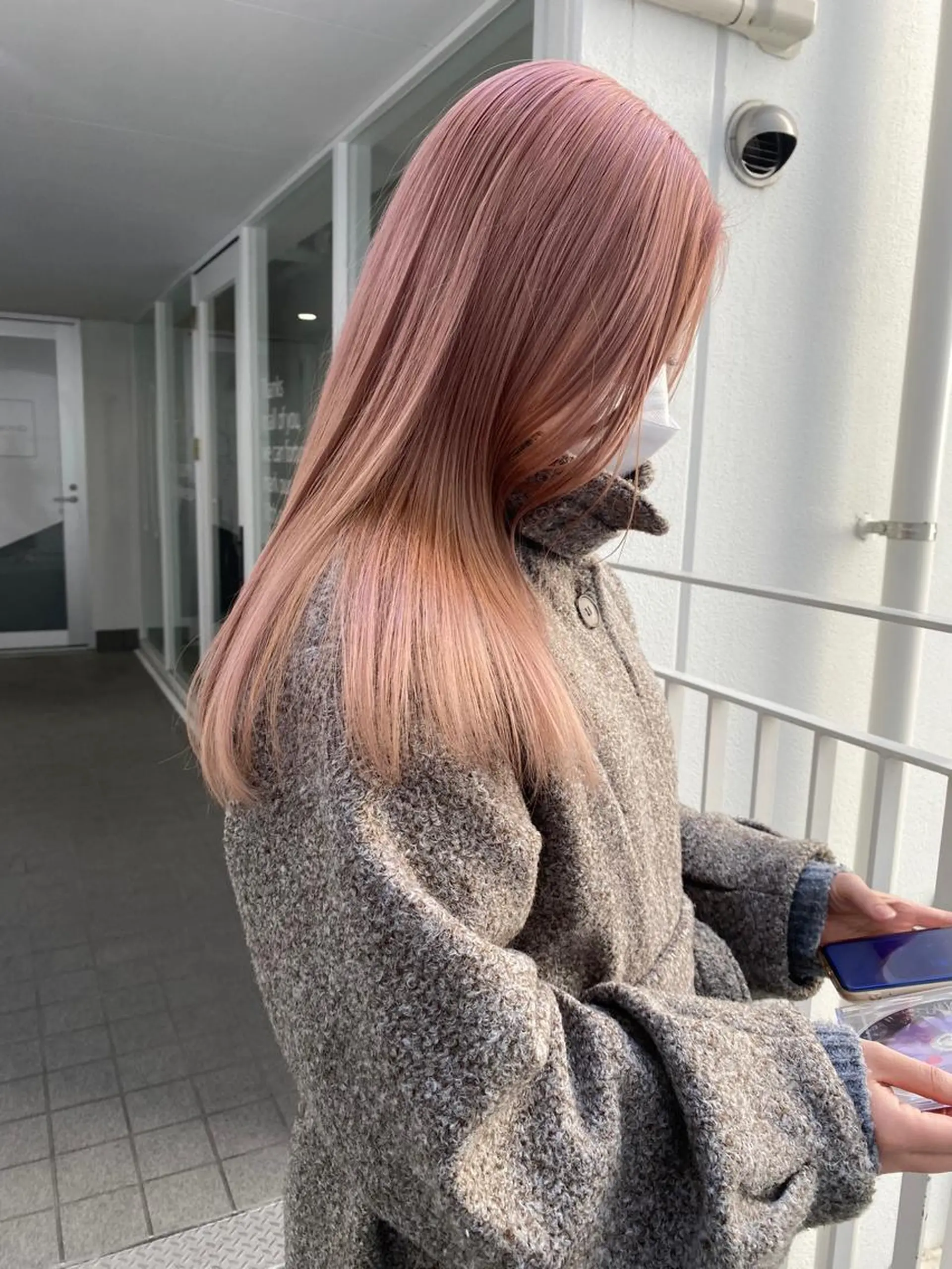 セミロング カラー ショートボブ セミロングパーマ ベージュカラー ブリーチ 透明感カラー 大阪心斎橋alu 野田和宏のヘアスタイル