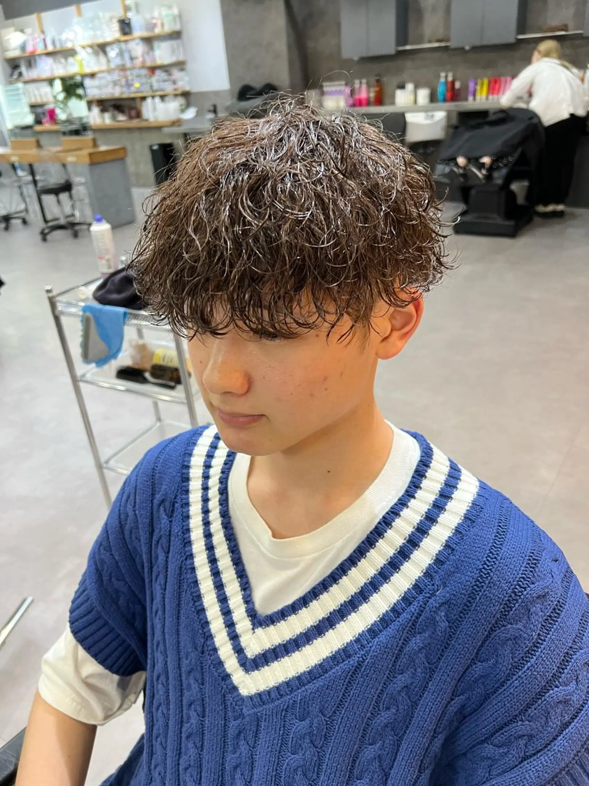 パーマ カット パーマ 金子勇希🔥パーマ 比率90%以上🔥のヘアスタイル