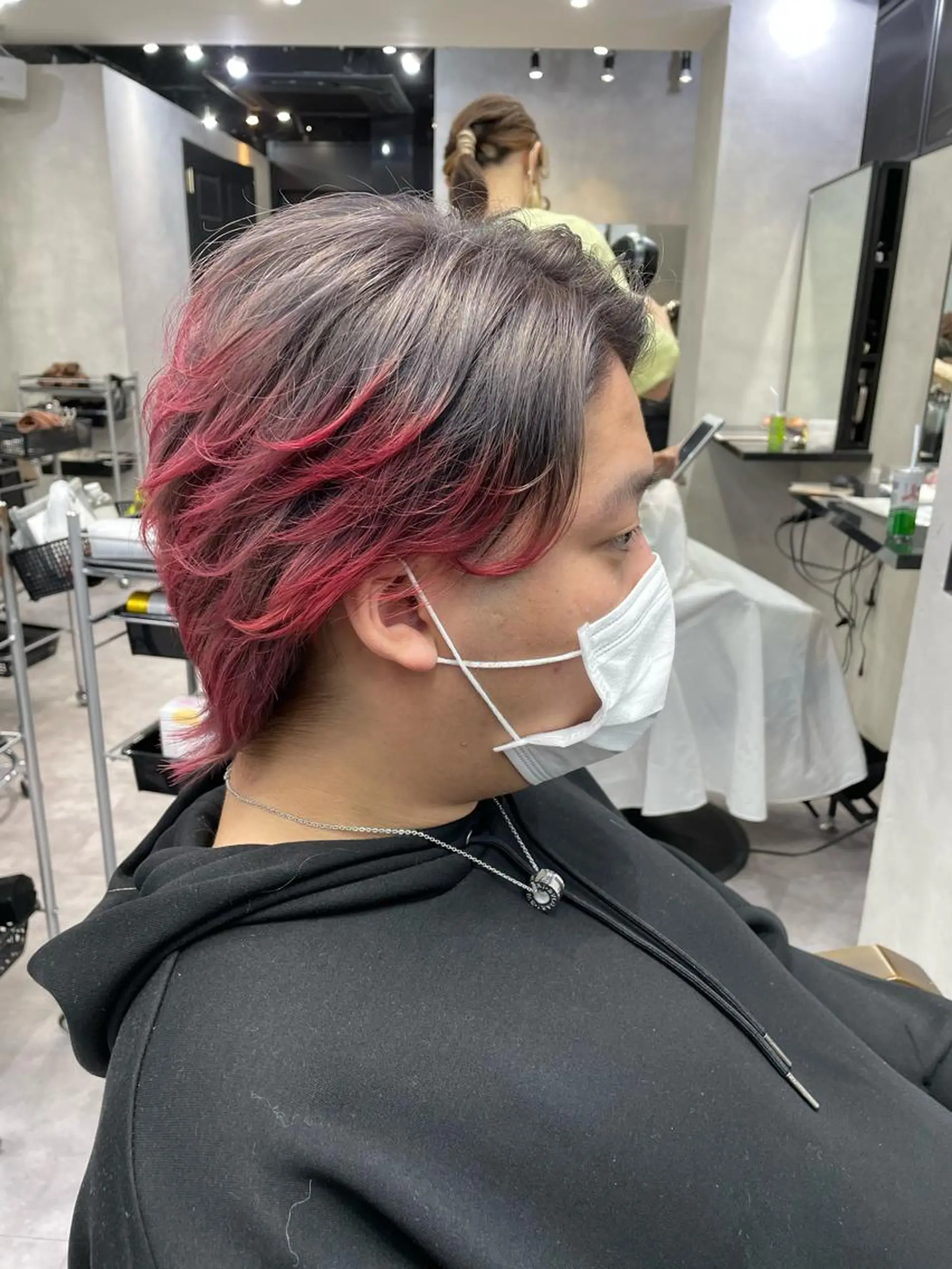 ショート 学生 ショートヘア ヘアカラー トリートメント 👑最高峰エクステ 👑新宿/タイセイのヘアスタイル