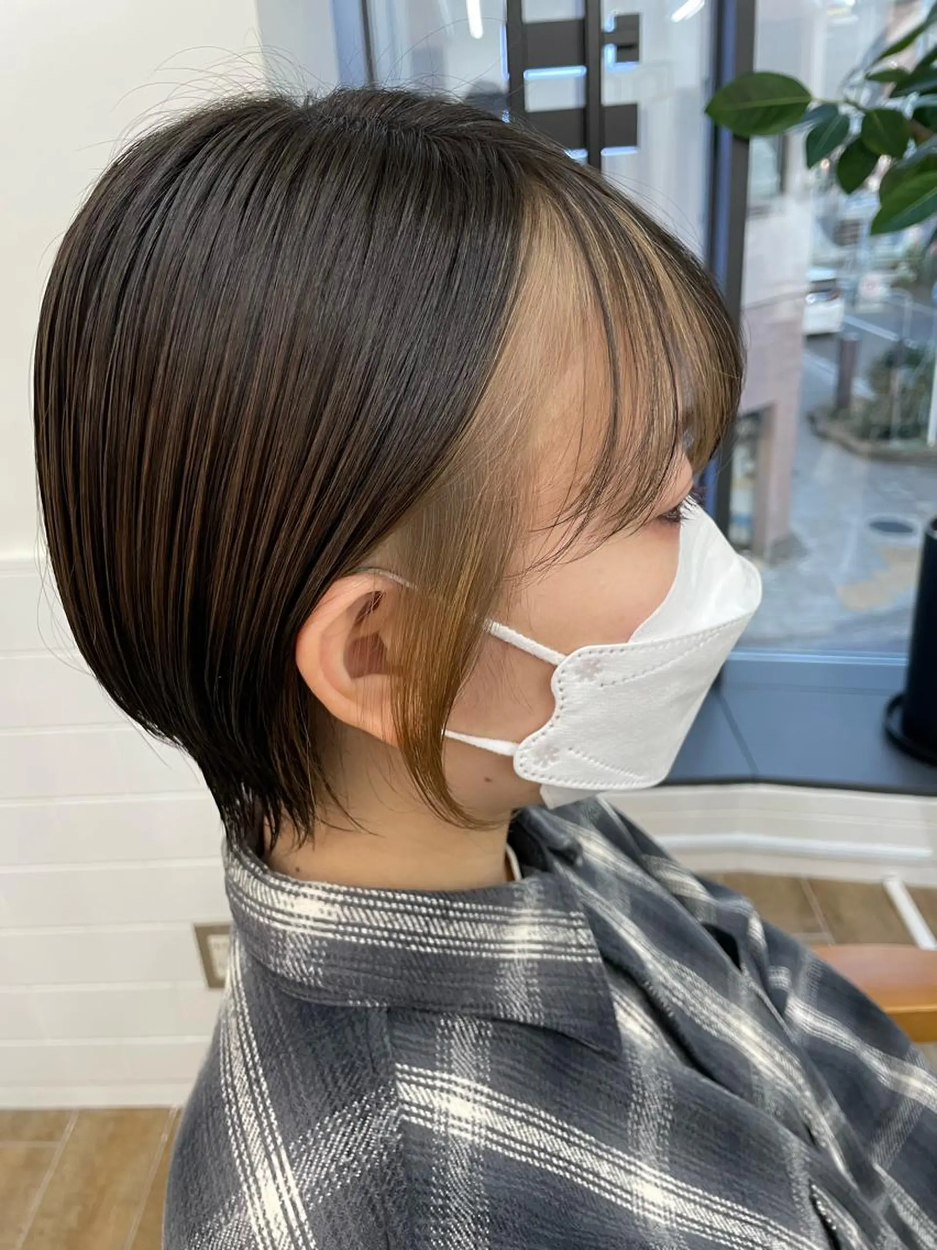 ショート カラー メンズ美容師🦋田口 詩音のヘアスタイル
