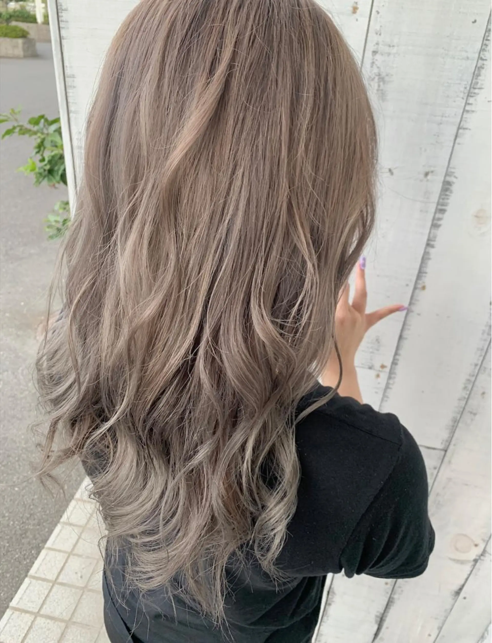 ロング カラー ベージュカラー ミルクティーベージュ monolith所属・金井愛華 【monolith】のヘアスタイル