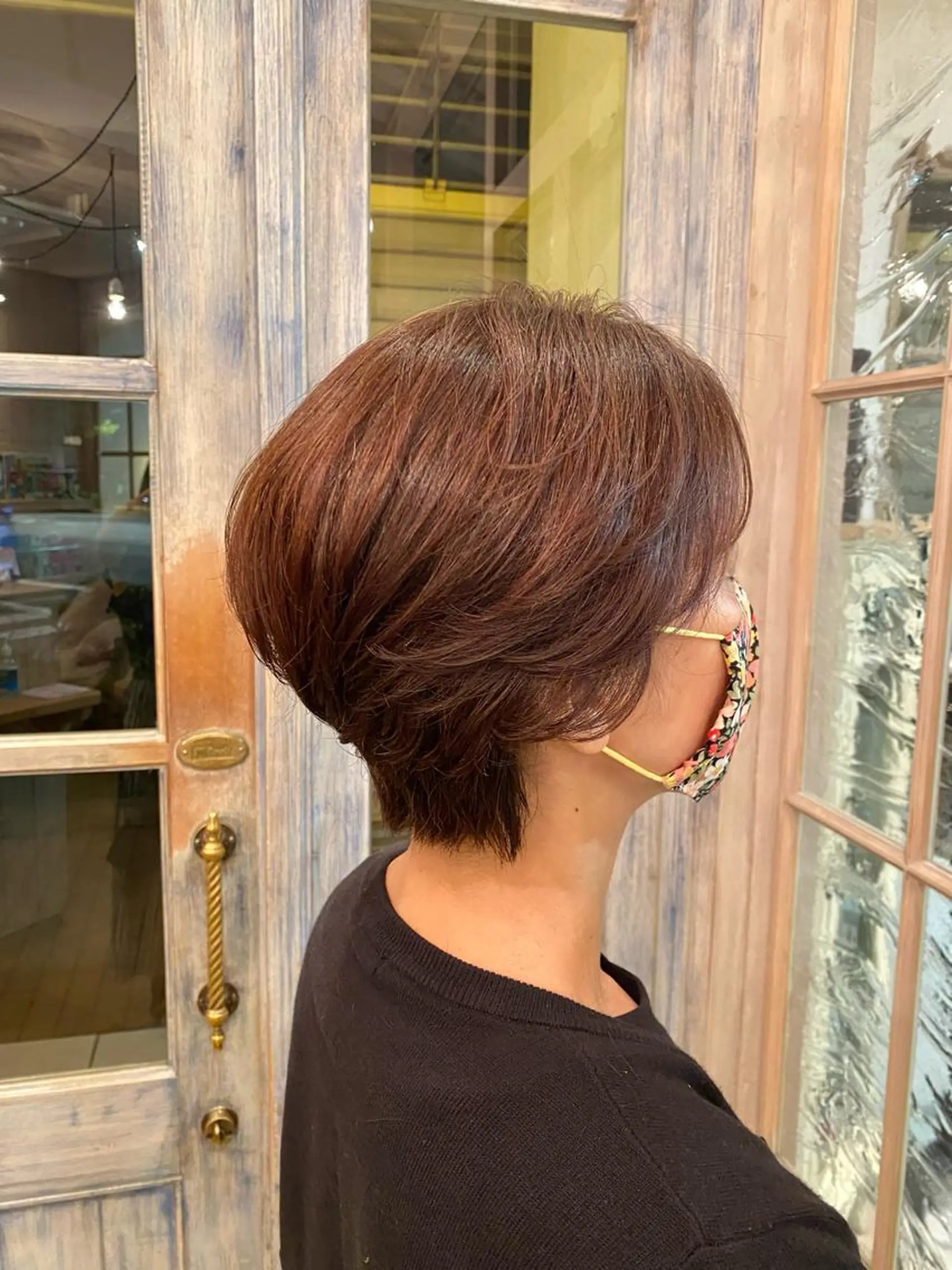 ショート ショートレイヤー レイヤーカット ショートヘア エイミーバイアフロート所属・Kasuga Sayuriのヘアスタイル