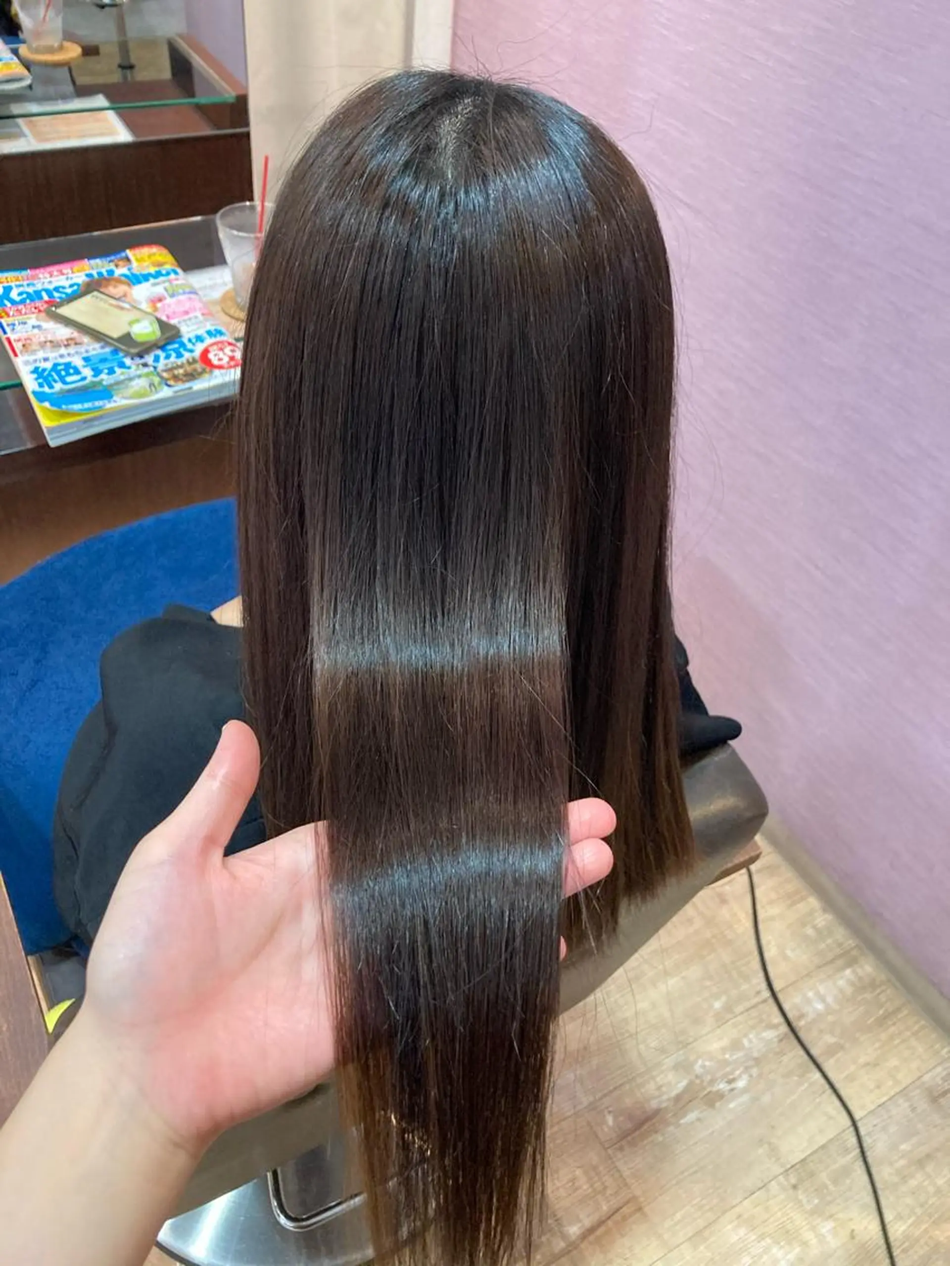 ロング 髪質改善 トリートメント 松村 由莉香のヘアスタイル