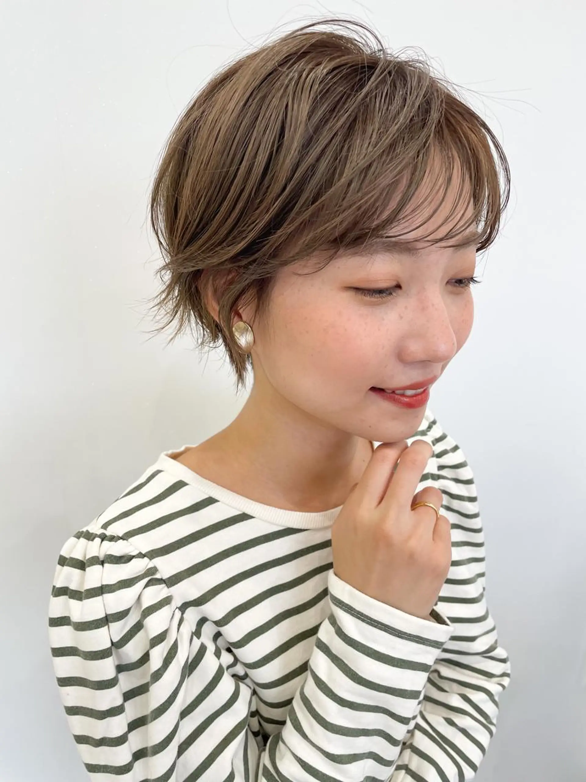 ショート カット 縮毛矯正 SAKURA🌸 ショート/レイヤーのヘアスタイル