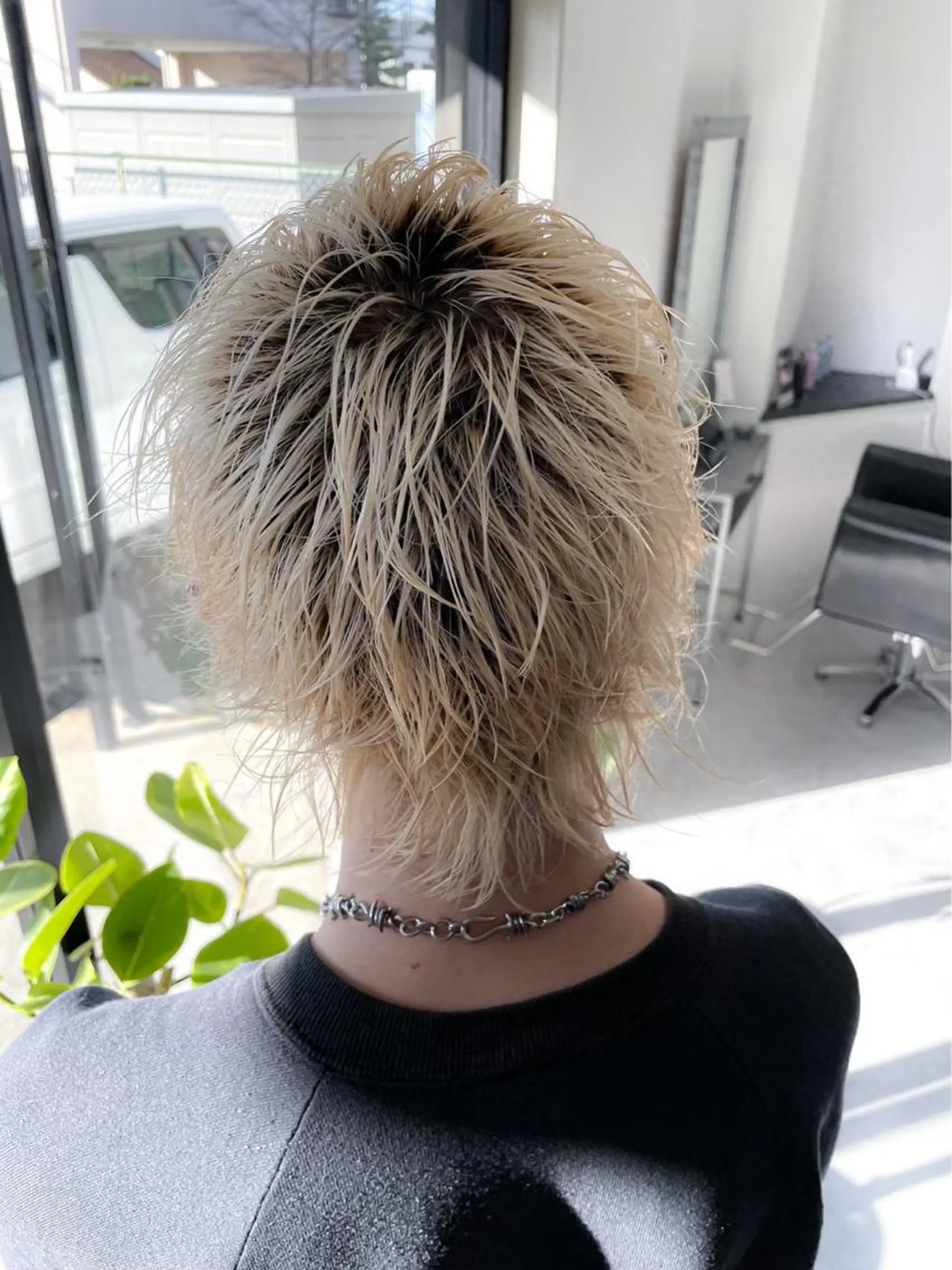 メンズ メンズウルフカット ウルフカット 飛田 楓信のヘアスタイル