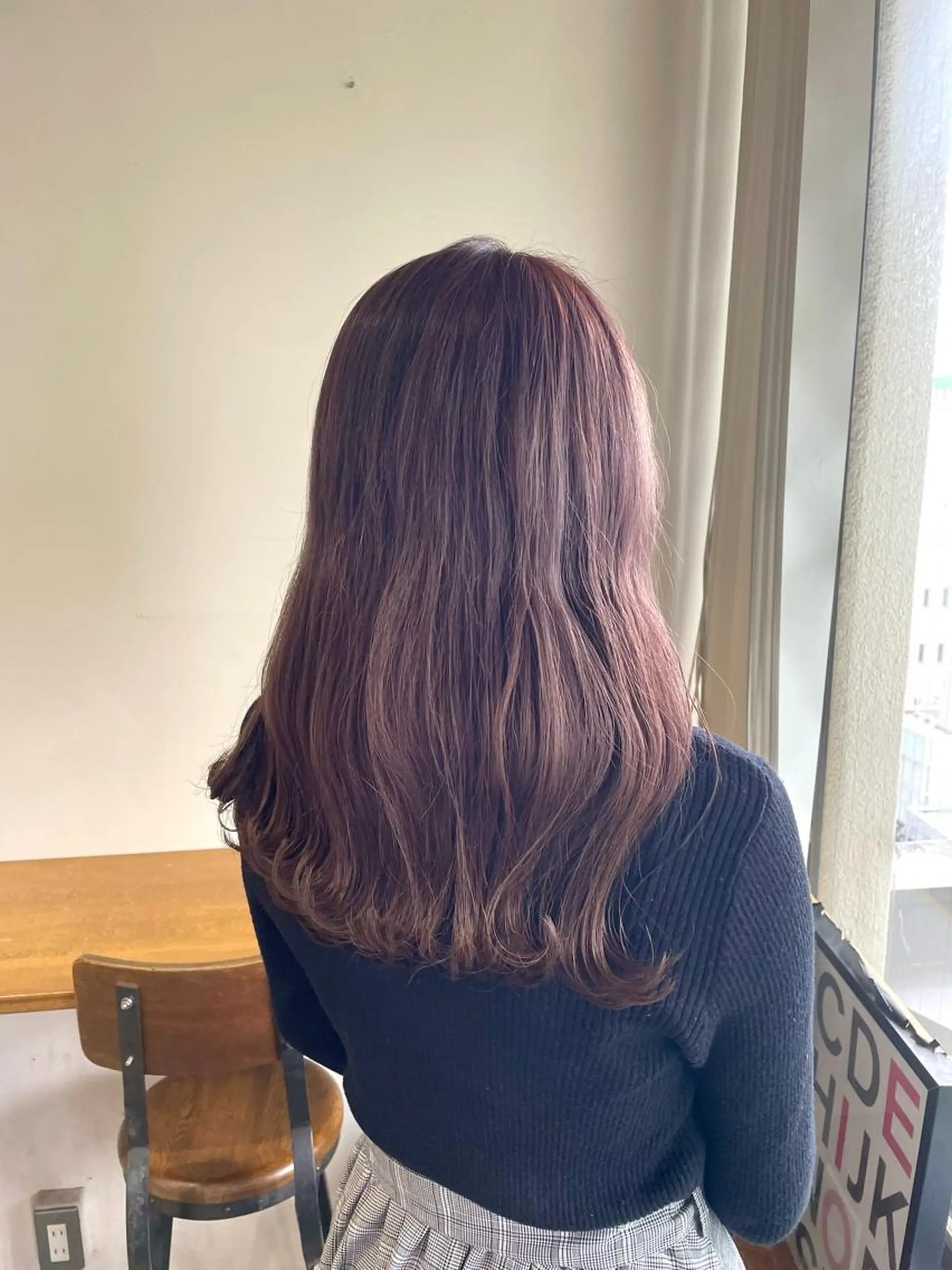 ミディアム カラー ヘアアレンジ ラベンダーカラー ピンクカラー ピンクラベンダー ヘアカラー トリートメント ヘアセット ☀️カトウ ケイゴ☀️のヘアスタイル