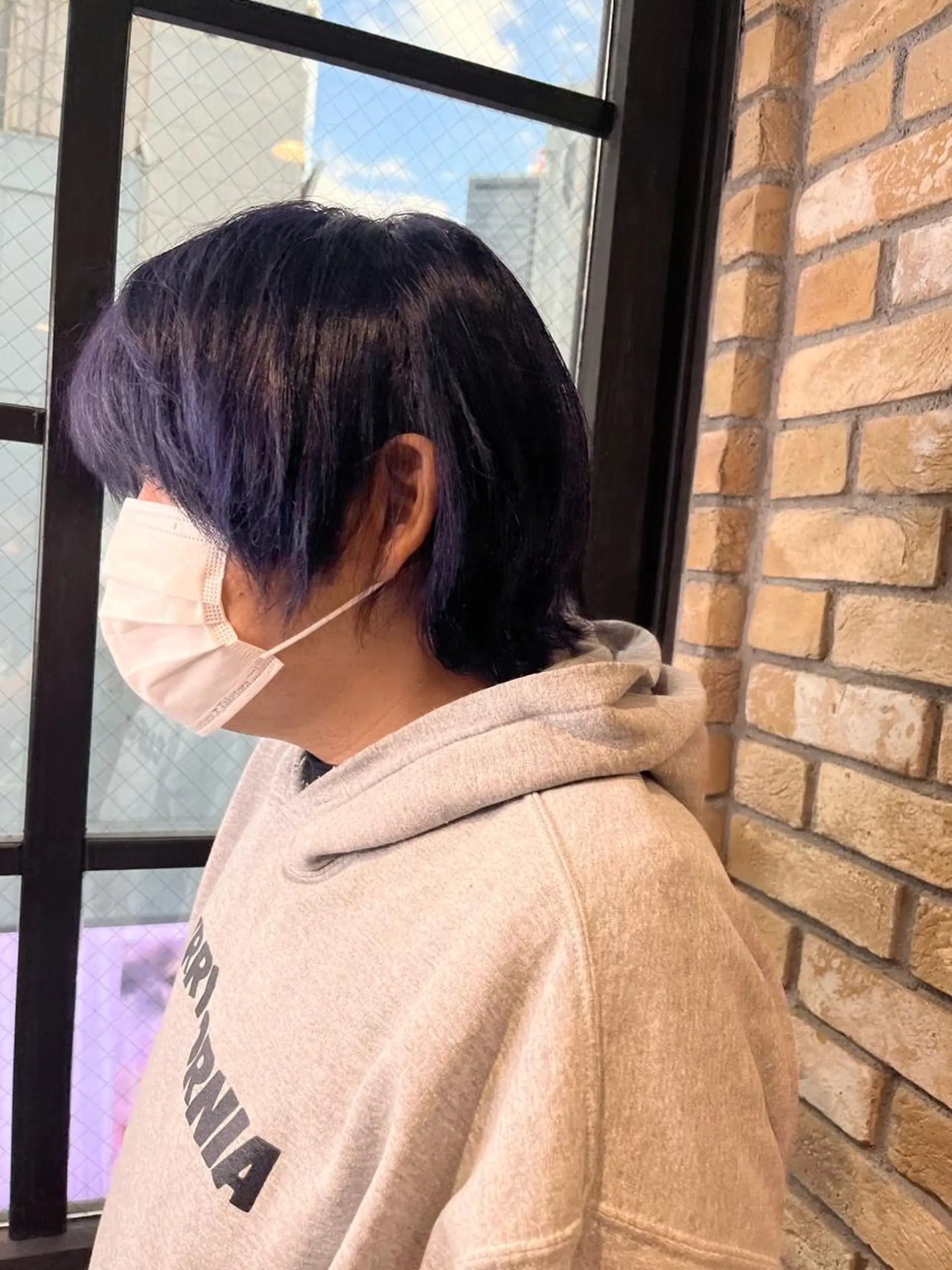 カラー アディクシーカラー ブリーチ ブルーカラー Monan渋谷所属・Monan渋谷 YUUKIのヘアスタイル