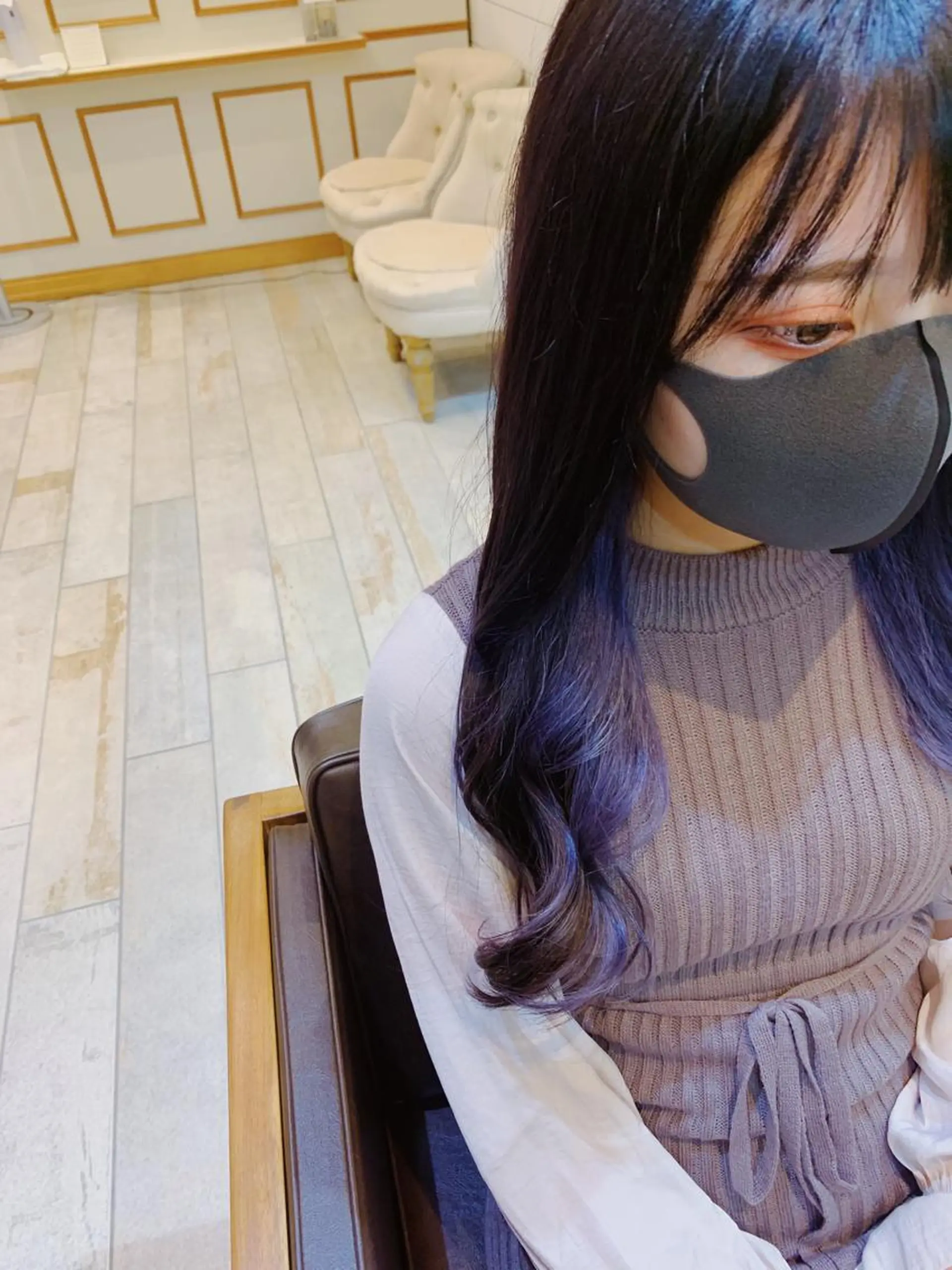 ロング カラー インナーカラー 似合わせカット カット ヘアカラー トリートメント ‪🌿パーマ大好評 メンズヘア🌿ワタルのヘアスタイル