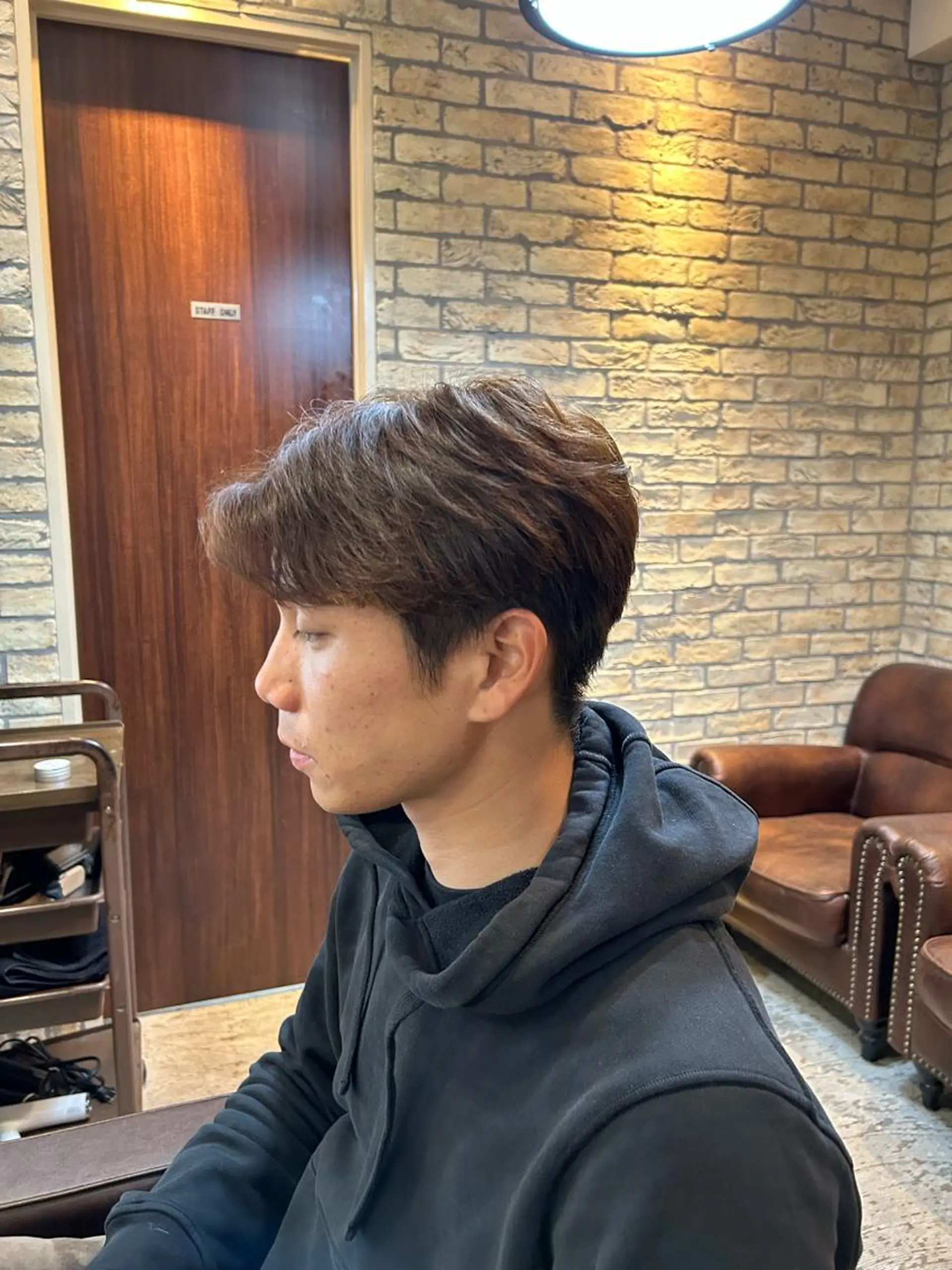 カラー メンズ 小澤 一稀のヘアスタイル